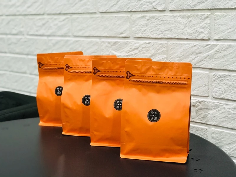 彩色鋁箔夾鏈咖啡豆袋 1/2磅、1/4磅【含單向透氣閥】｜KJ。咖啡場所