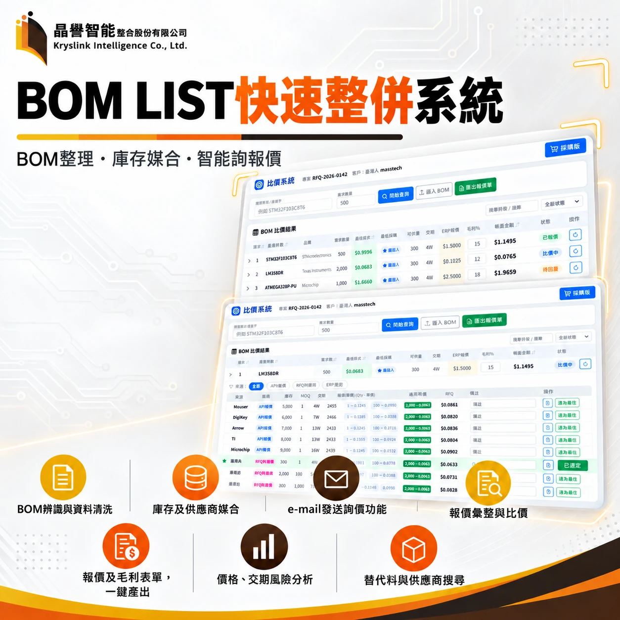 BOM LIST 快速整併系統