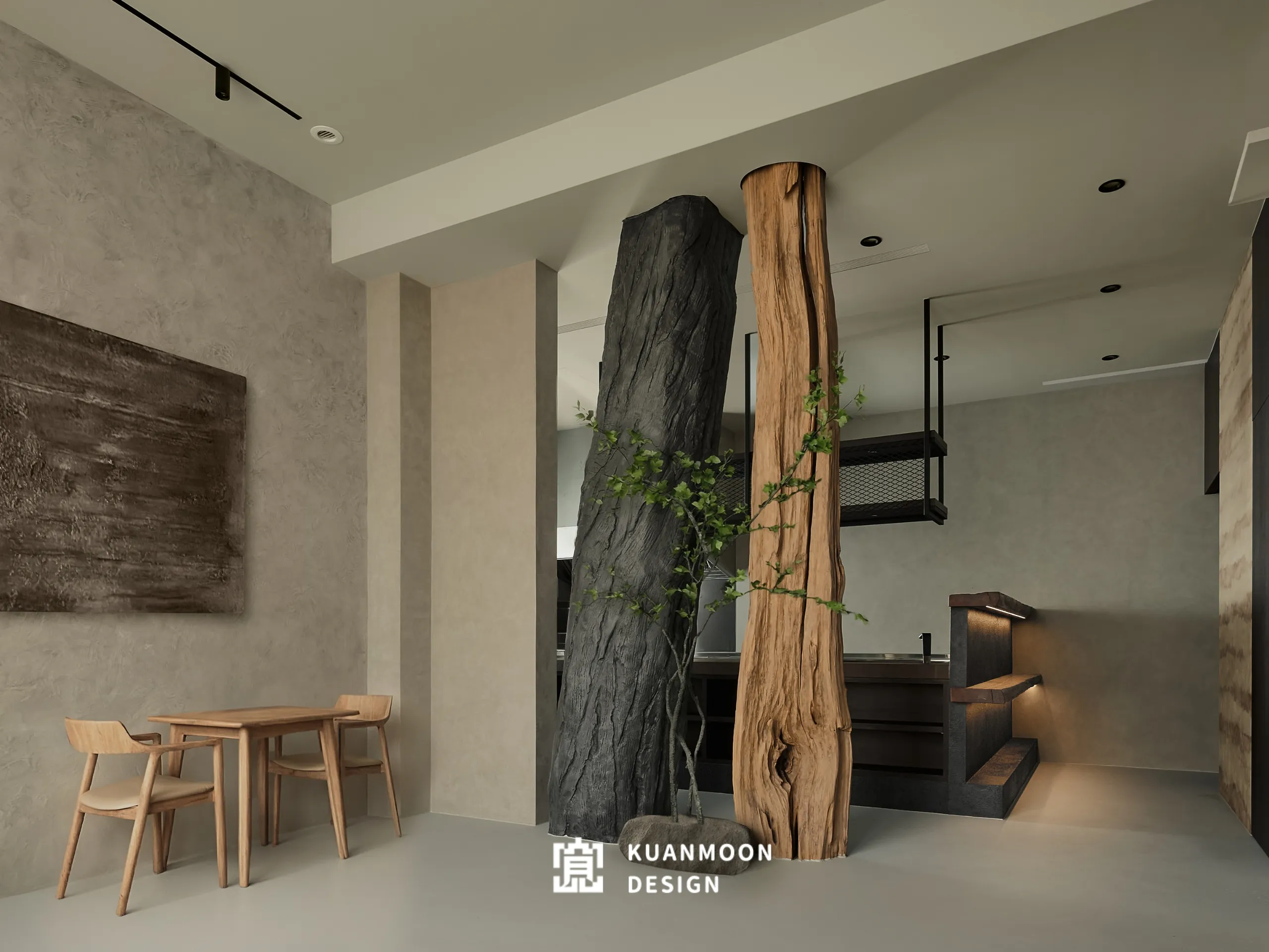 枯木．涅石．隱所-宜蘭商業空間室內裝修