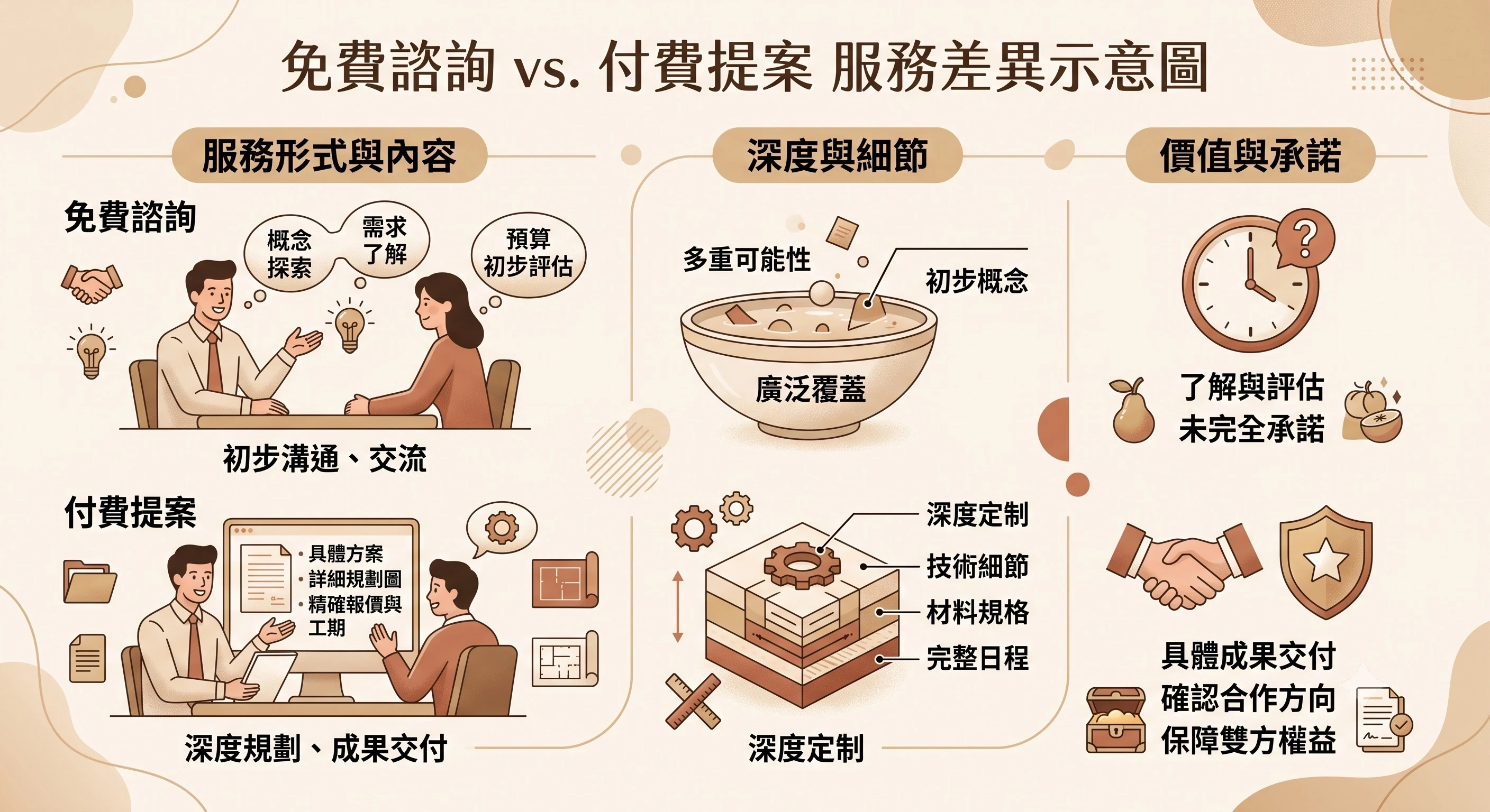 免費室內設計諮詢與付費室內設計諮詢服務差異