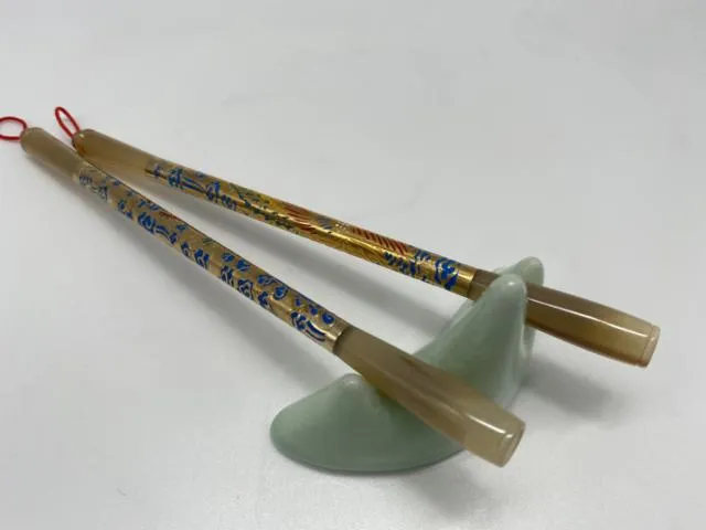 景泰藍赤牛款胎毛筆