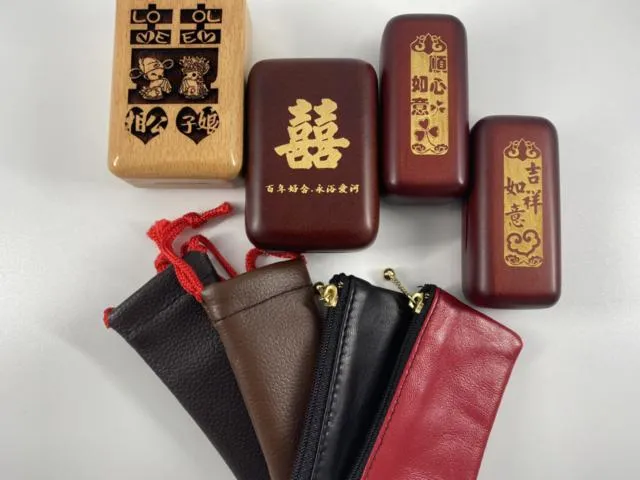 黑牛角夫妻對印章(手工)