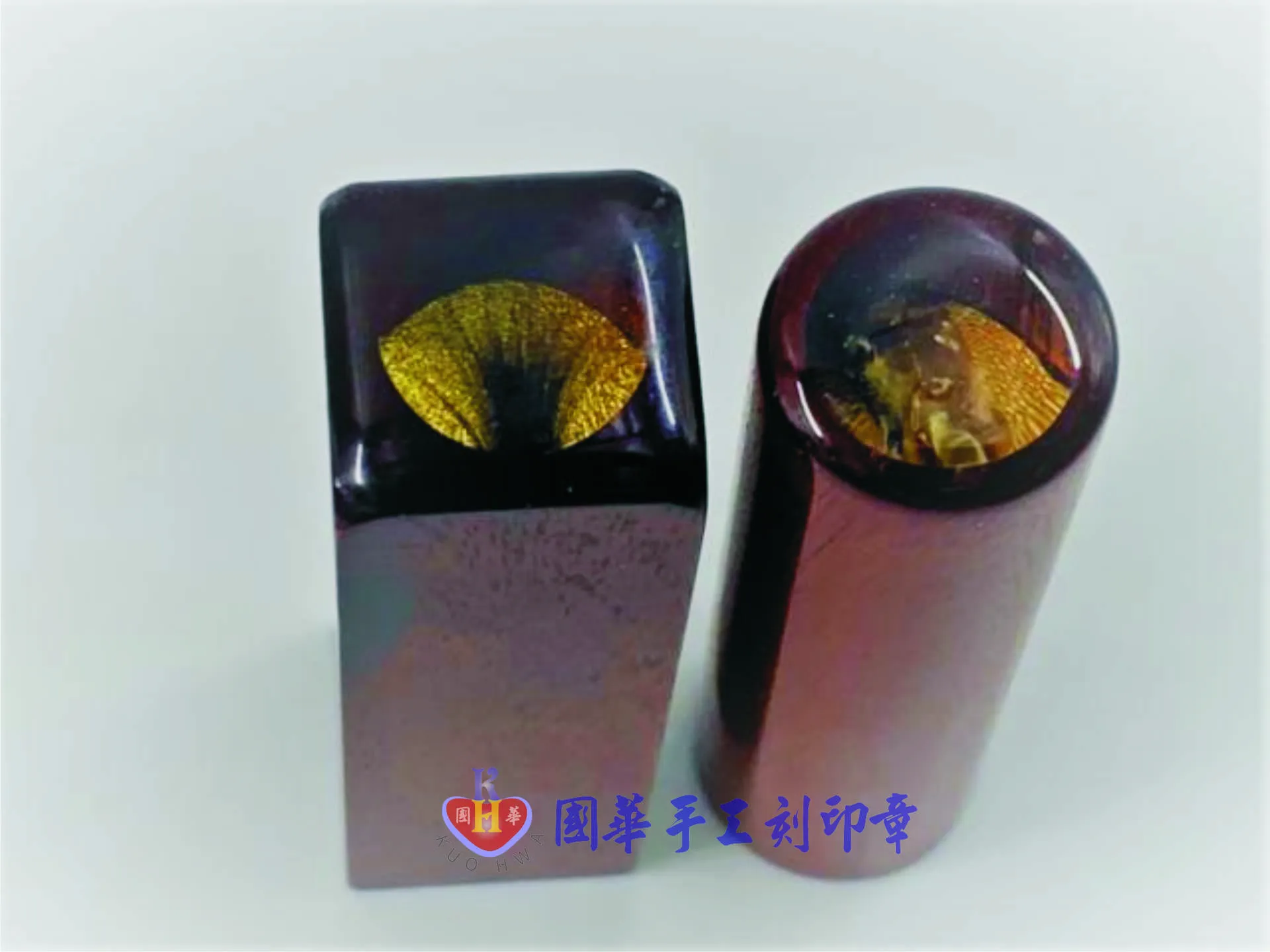 紅紫檀木臍帶/胎毛章(電腦)