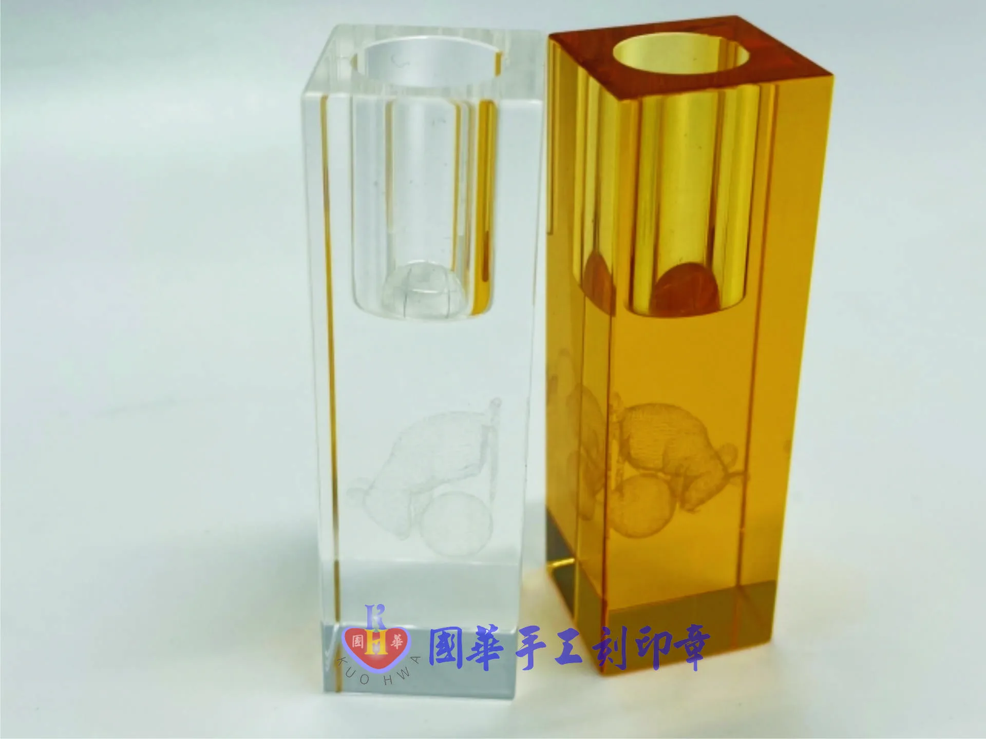 12生肖玻璃水晶臍帶/胎毛章(電腦)
