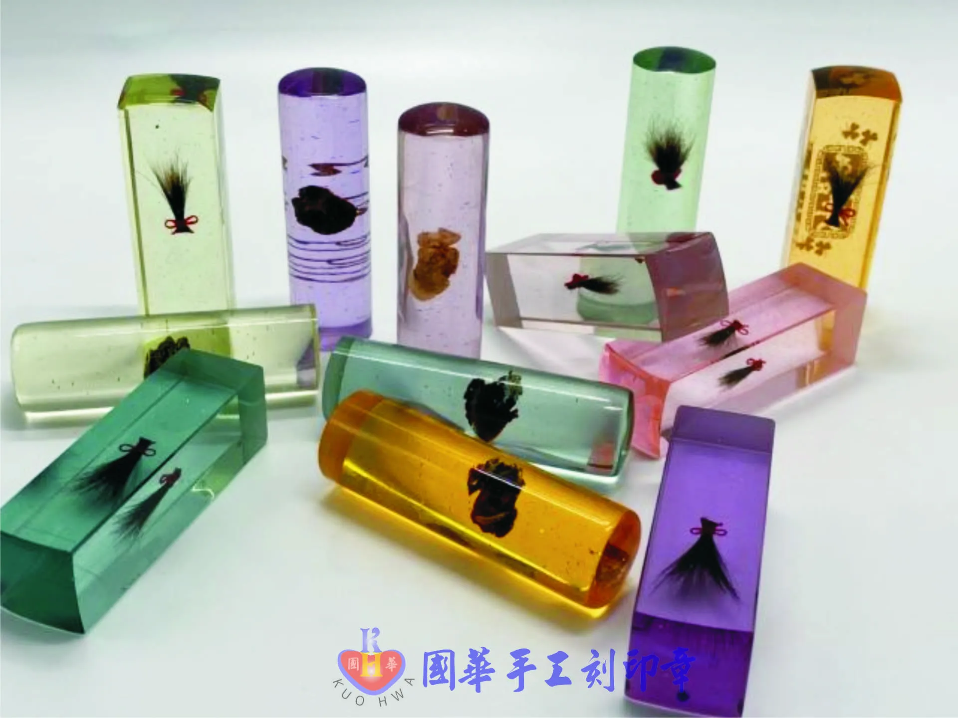 七彩波麗臍帶/胎毛章(電腦)