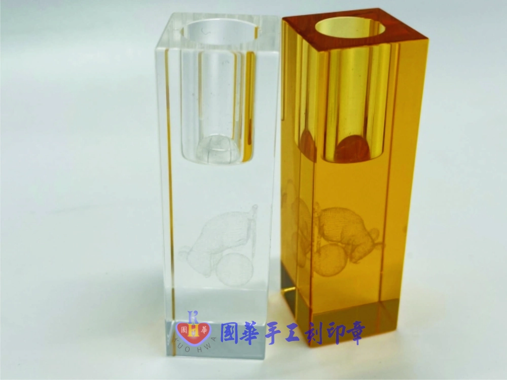 12生肖玻璃水晶臍帶/胎毛章(電腦)