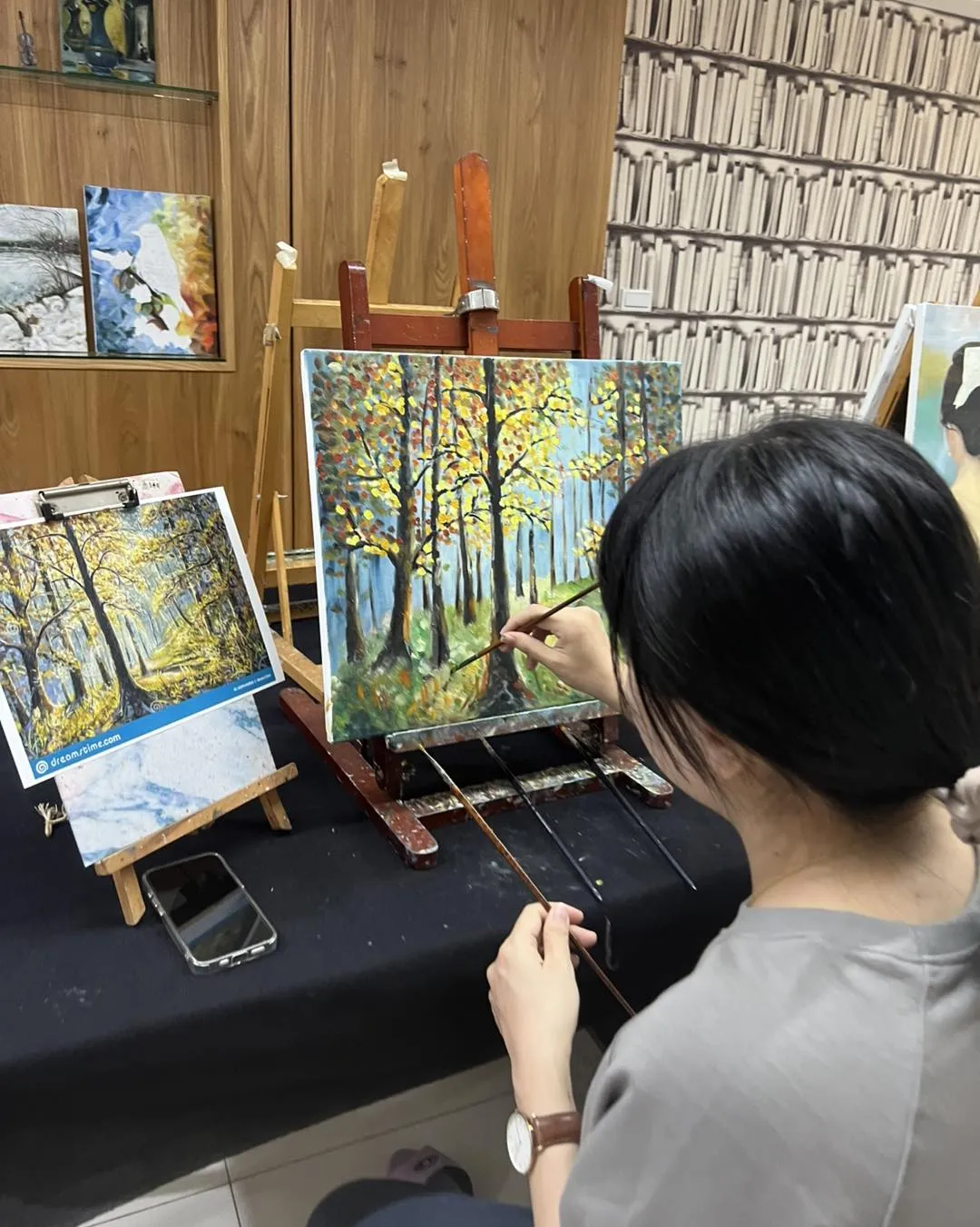 梅子輕鬆學油畫工作室-0314