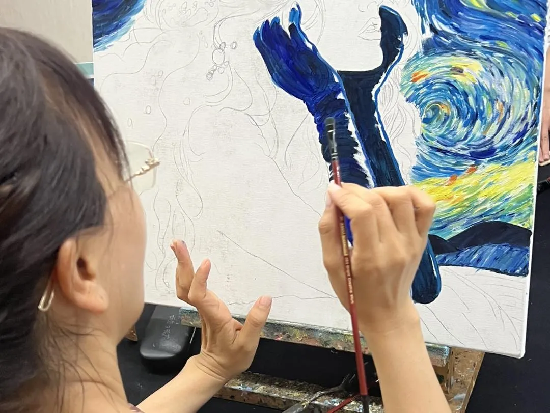 梅子輕鬆學油畫工作室-0524