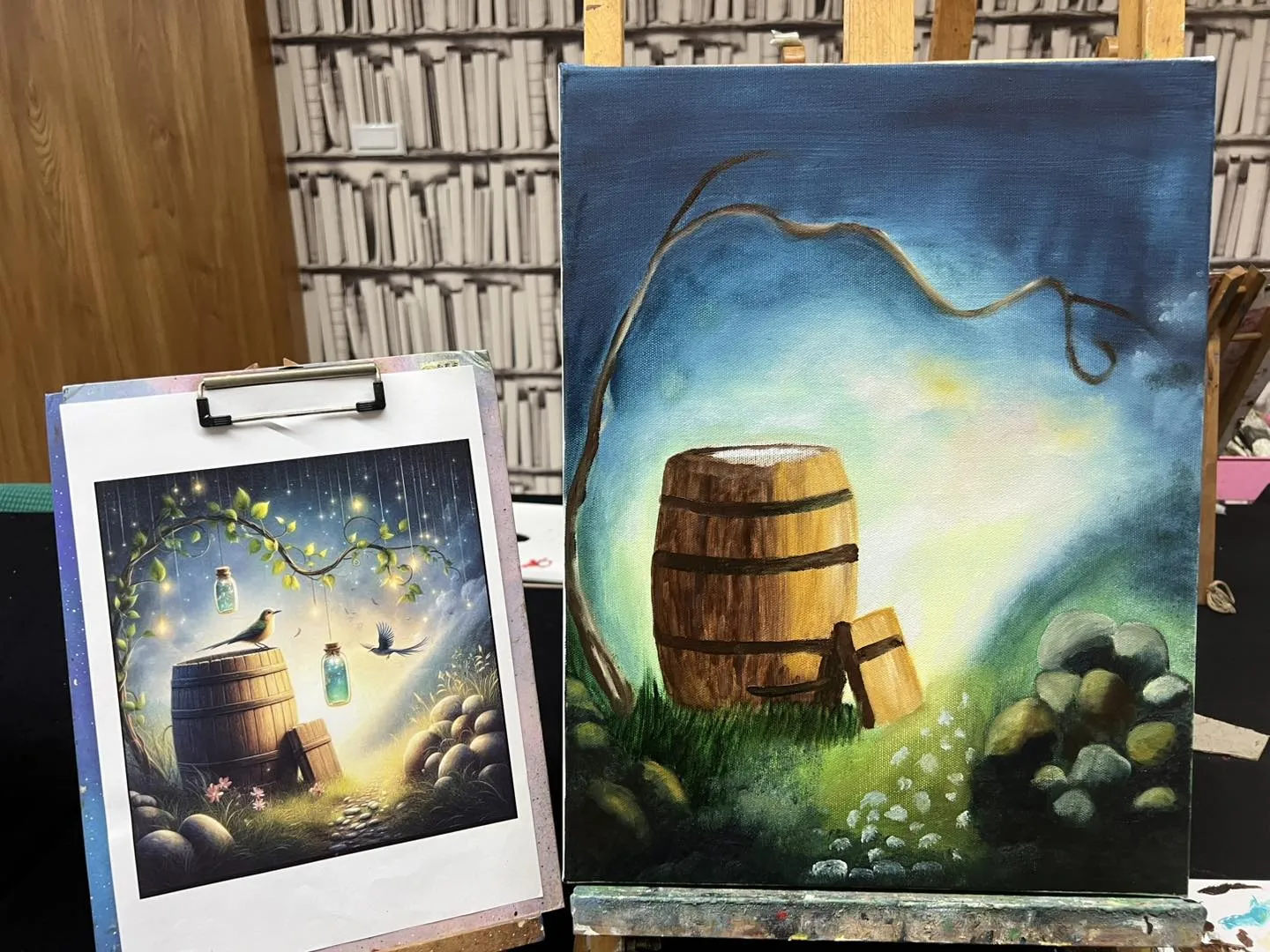 梅子輕鬆學油畫工作室-0902