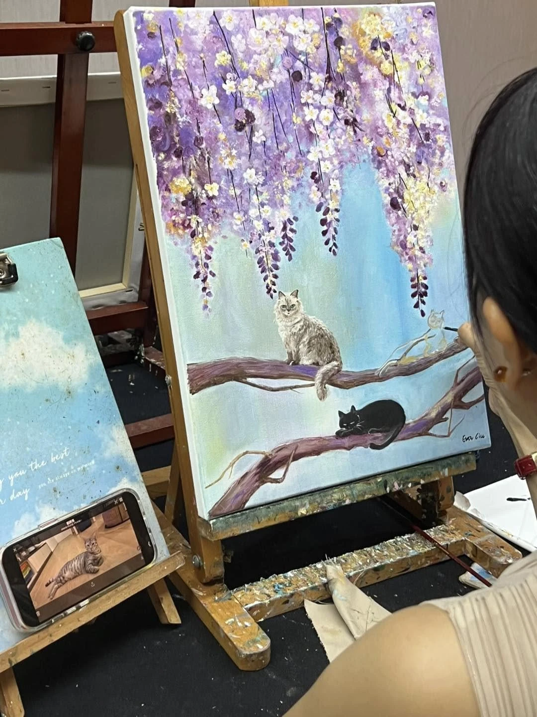 梅子輕鬆學油畫工作室-0802