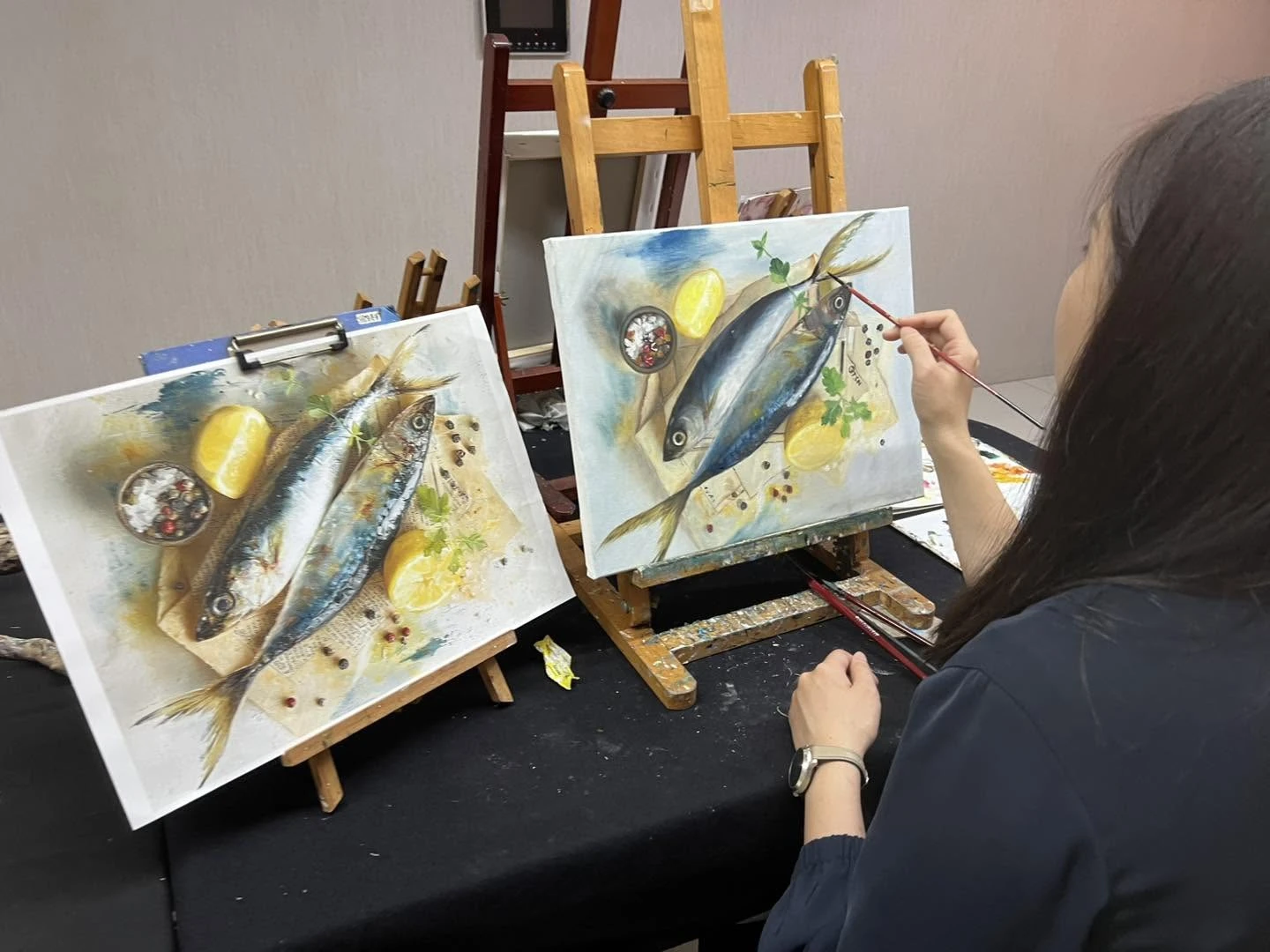 梅子輕鬆學油畫工作室-0815