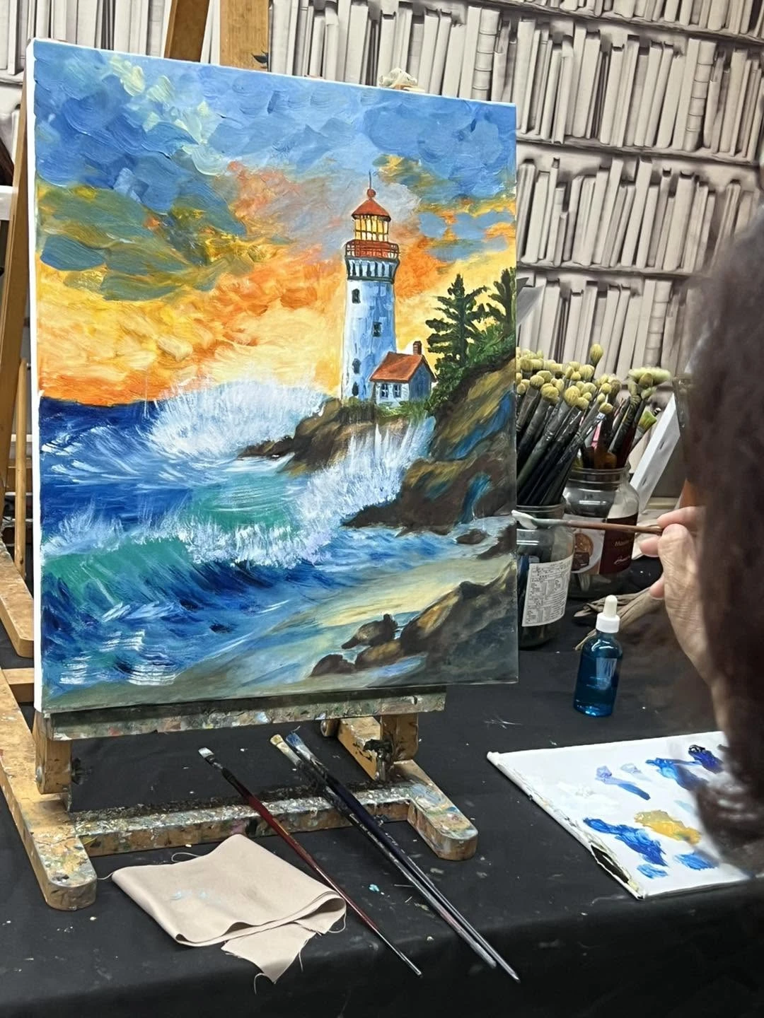 梅子輕鬆學油畫工作室-0906