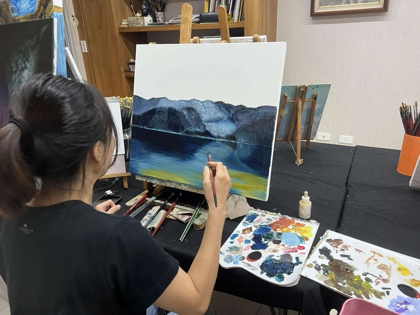 梅子輕鬆學油畫工作室-0928