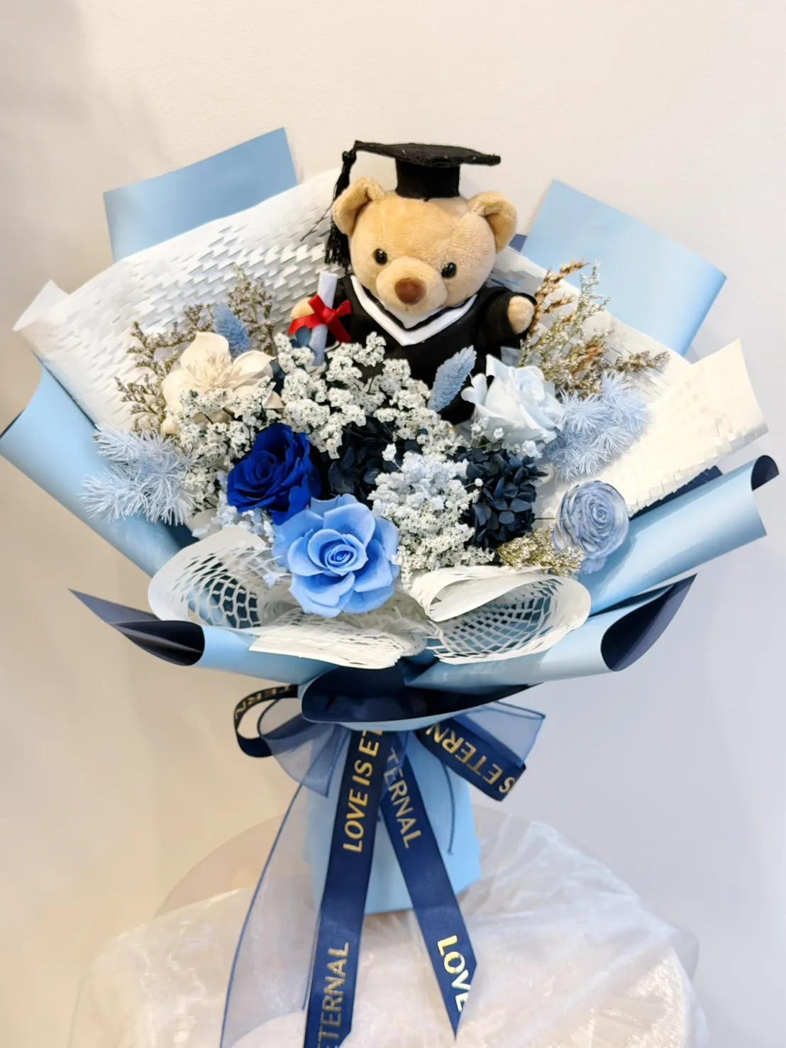 畢業永生花束