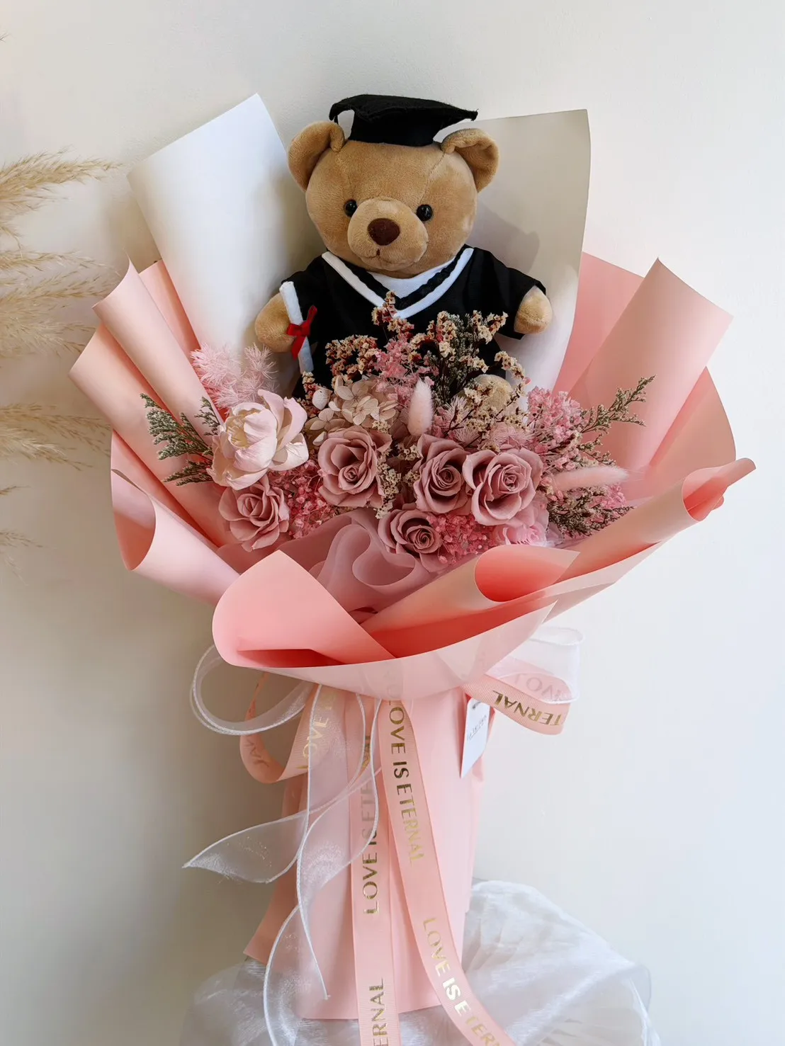 畢業永生花束