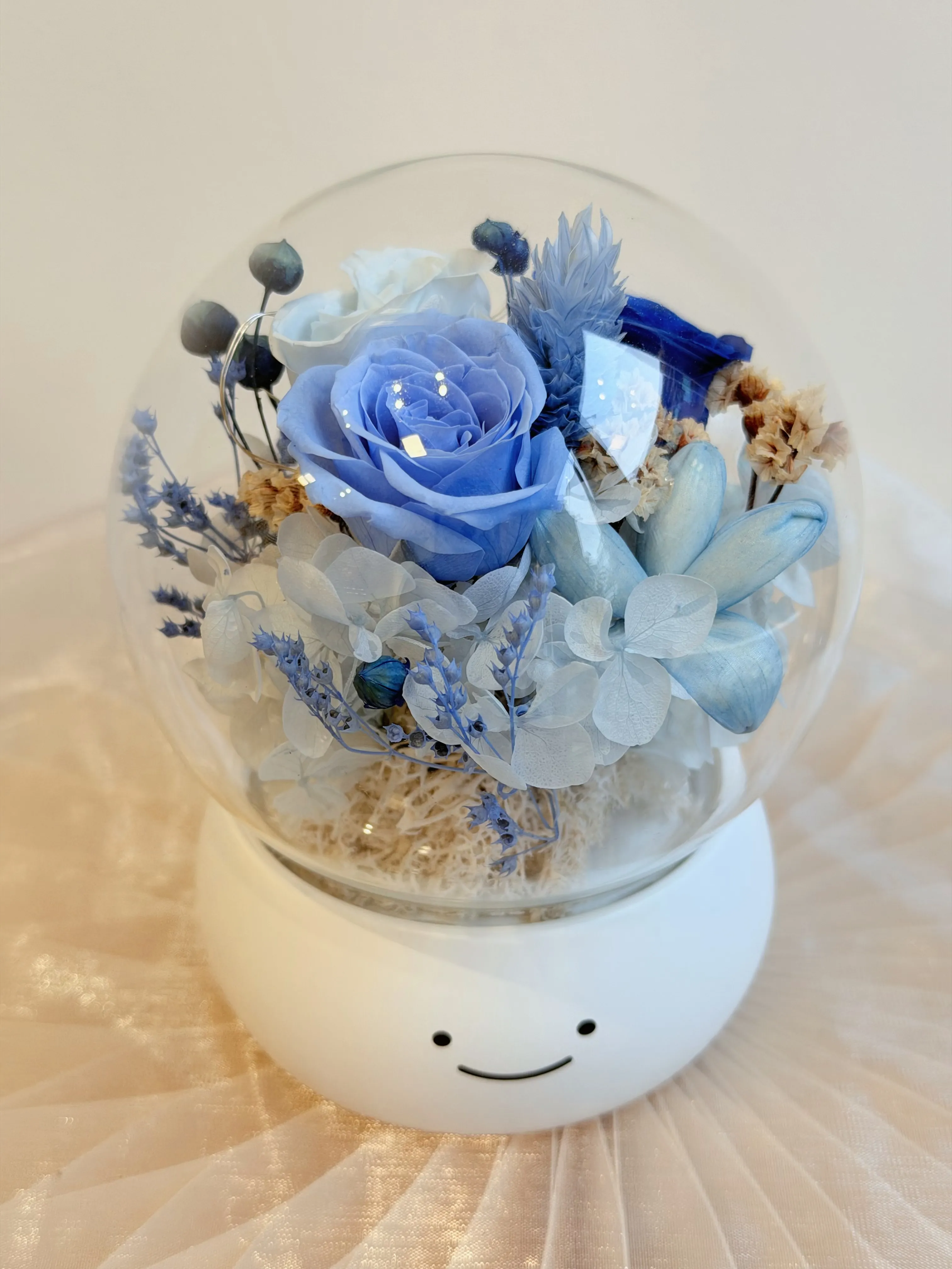 永生花微笑小夜燈