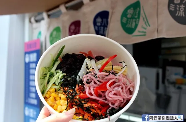 [高雄/苓雅區]老魯記魯八宝涼麵 客製化任搭任選 現煮冰鎮的緊實Q彈麵條 原來健康的餐點也能很好吃！