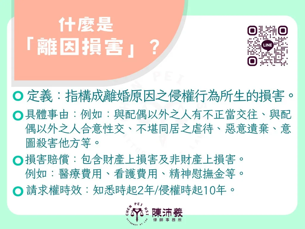 什麼是離因損害？ - 高雄家事律師｜鹽埕區律師事務所