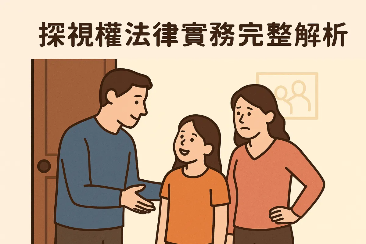 【探視權法律實務完整解析】一次看懂探視的法律意義、約定方式、裁定流程與常見爭議
