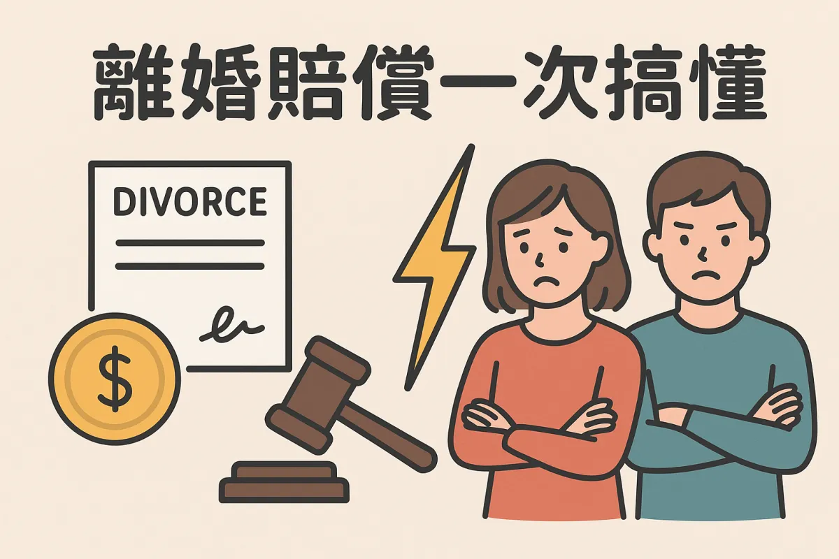 離婚賠償一次搞懂！「離婚損害」與「離因損害」差在哪？