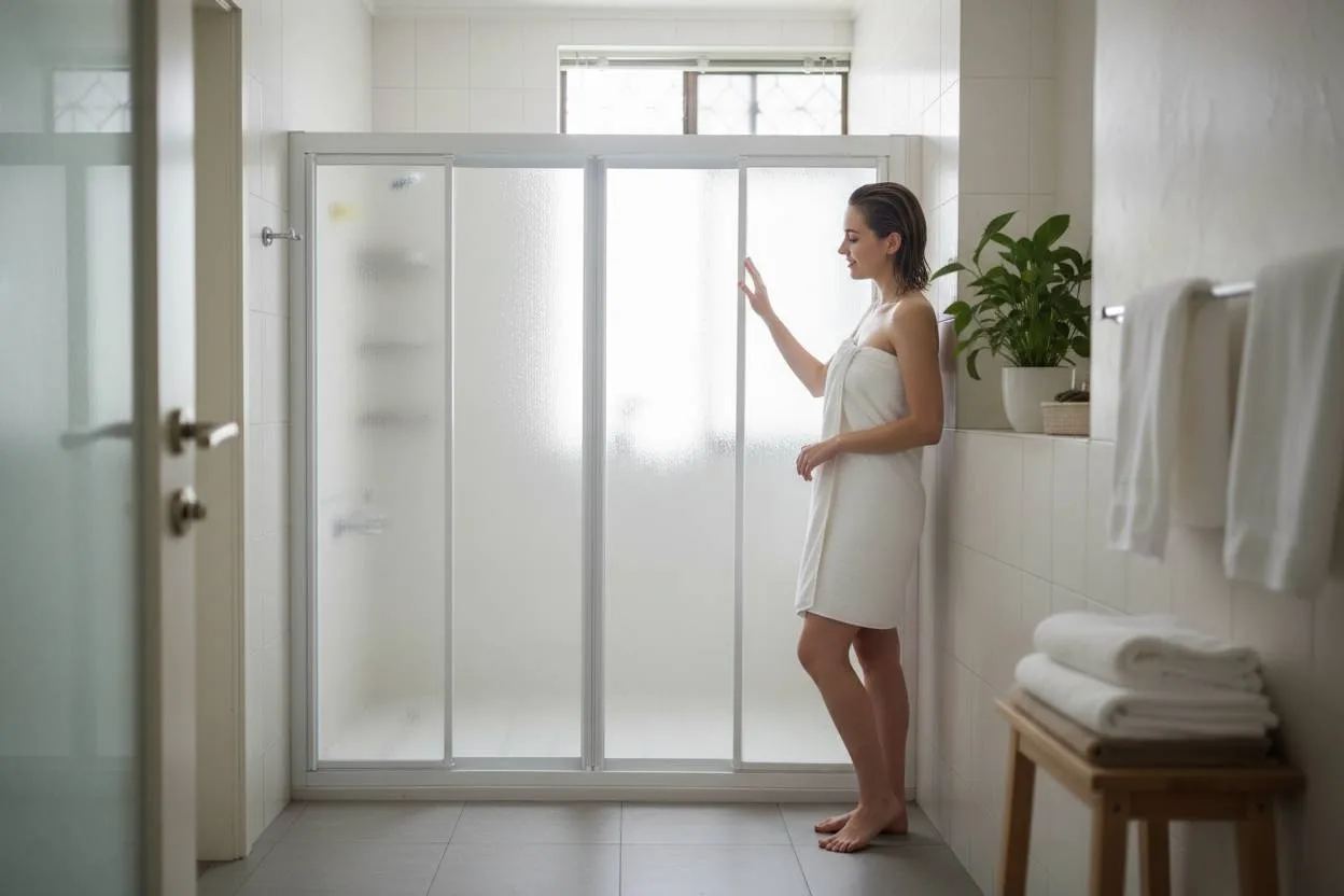 L71鋁框三門橫拉淋浴拉門