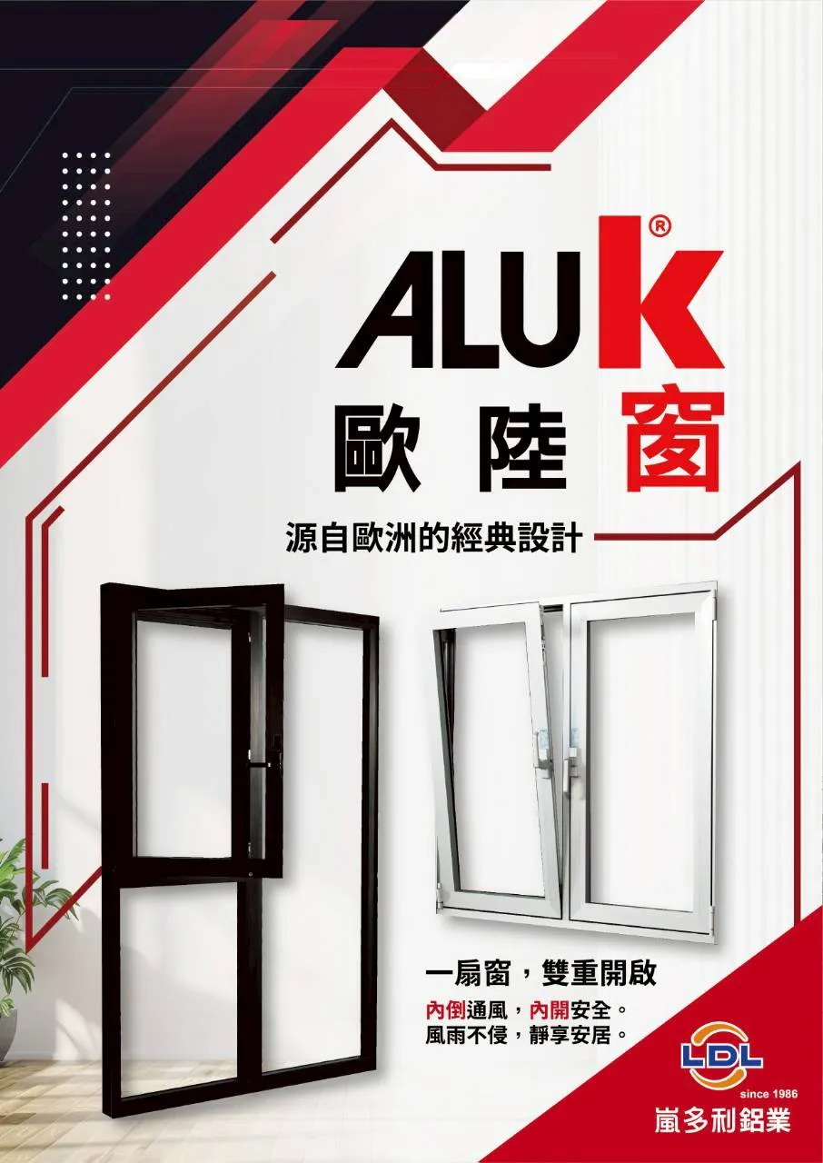 55N歐陸窗(內倒內開)