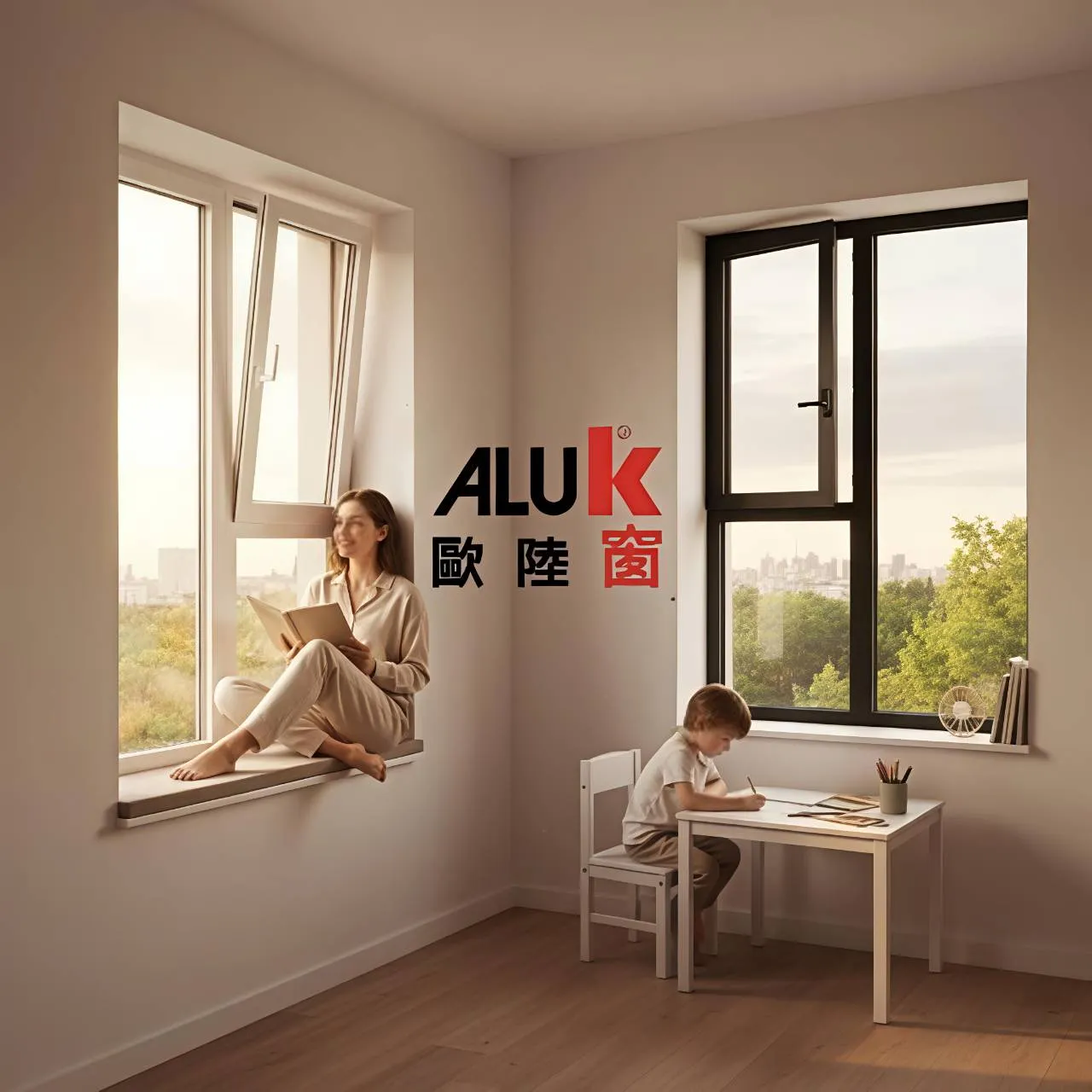 55N歐陸窗(內倒內開)