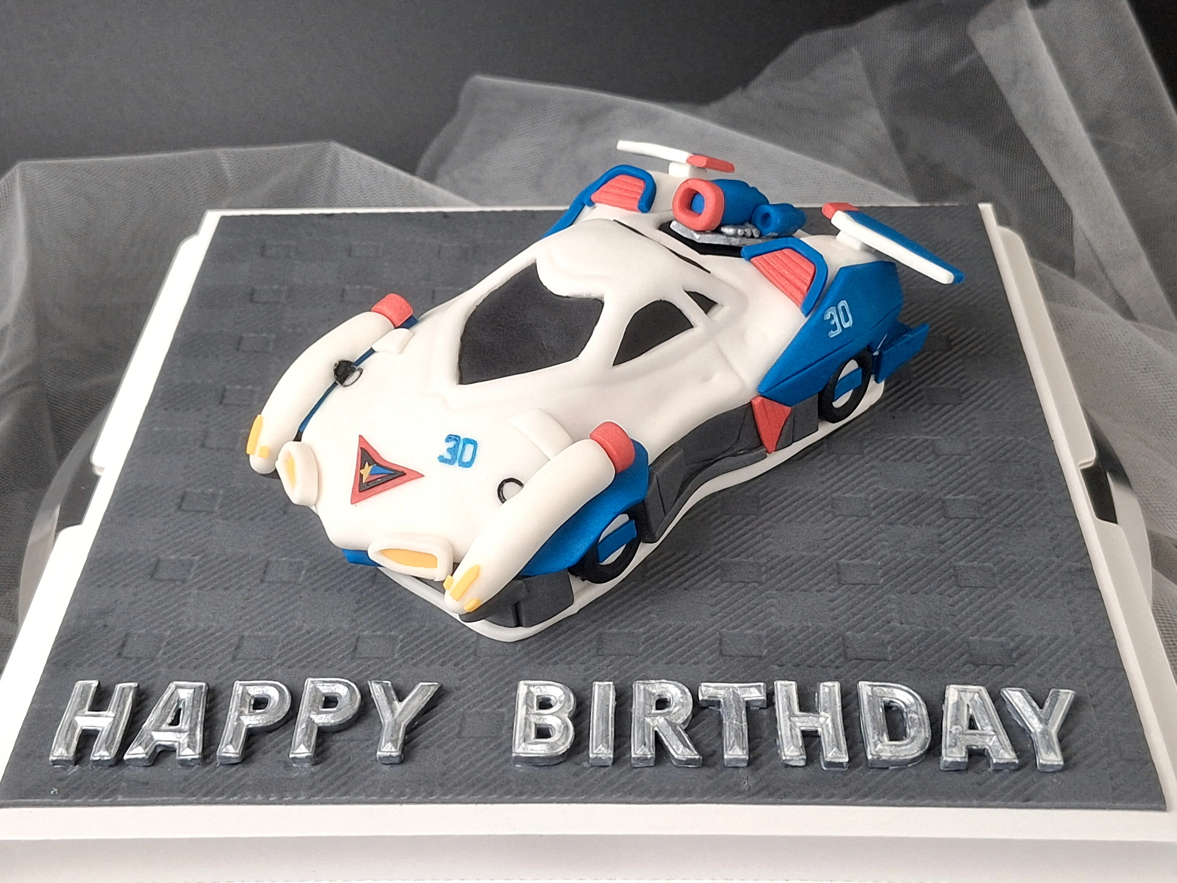 客製 TOMICA 霹靂閃電車 造型蛋糕