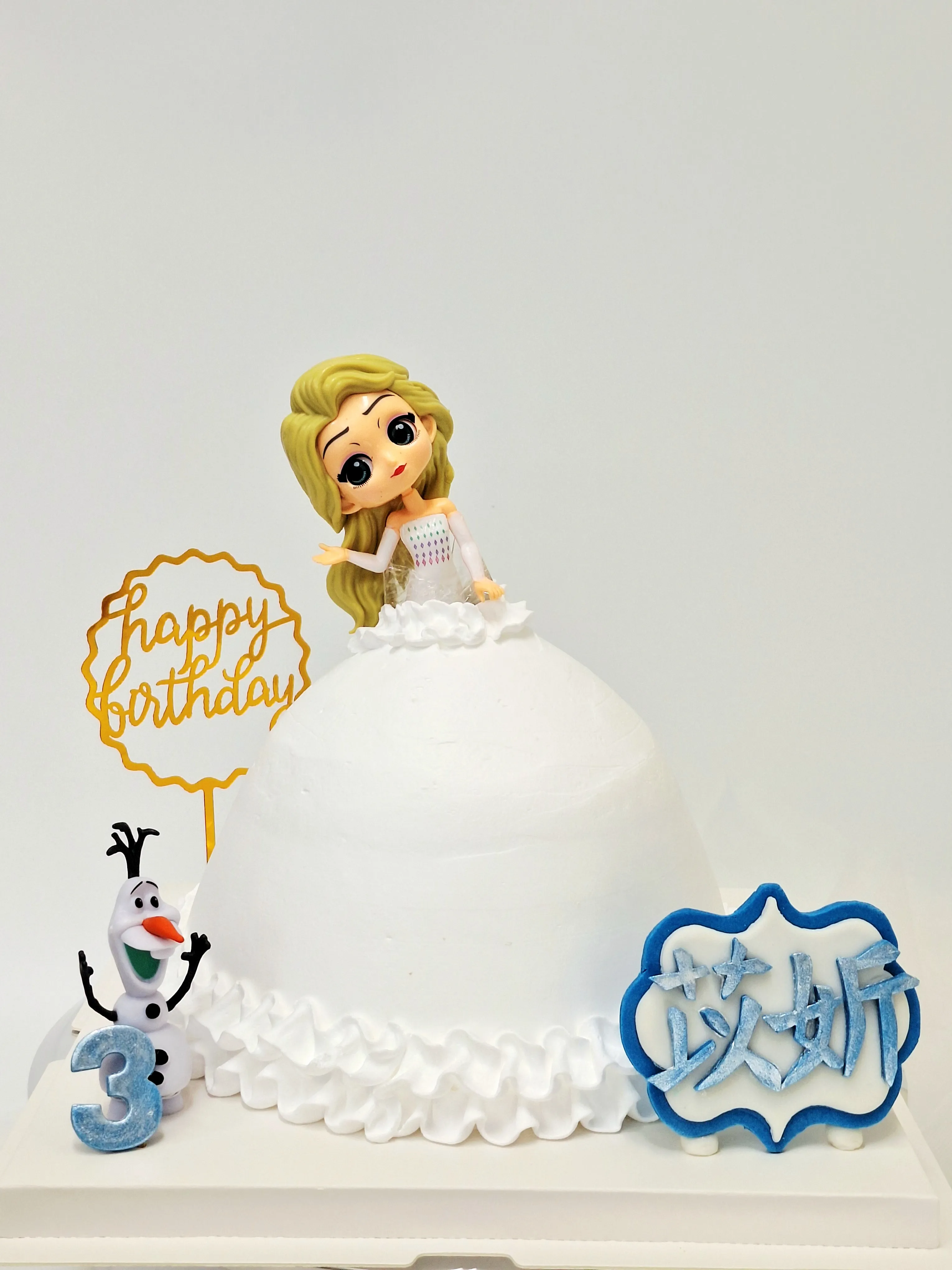 客製 冰雪奇緣造型蛋糕