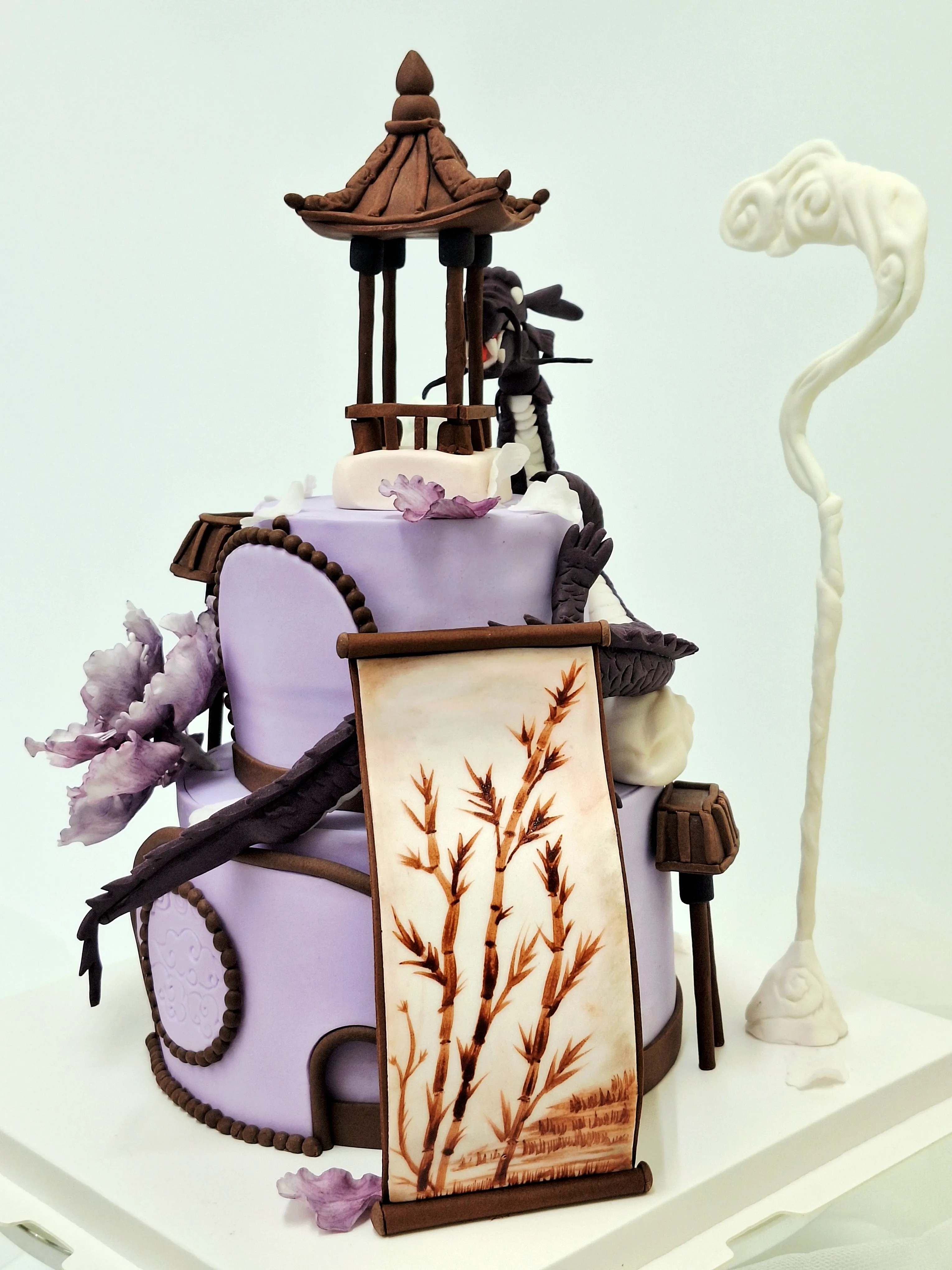 客製 中國風雙層造型蛋糕