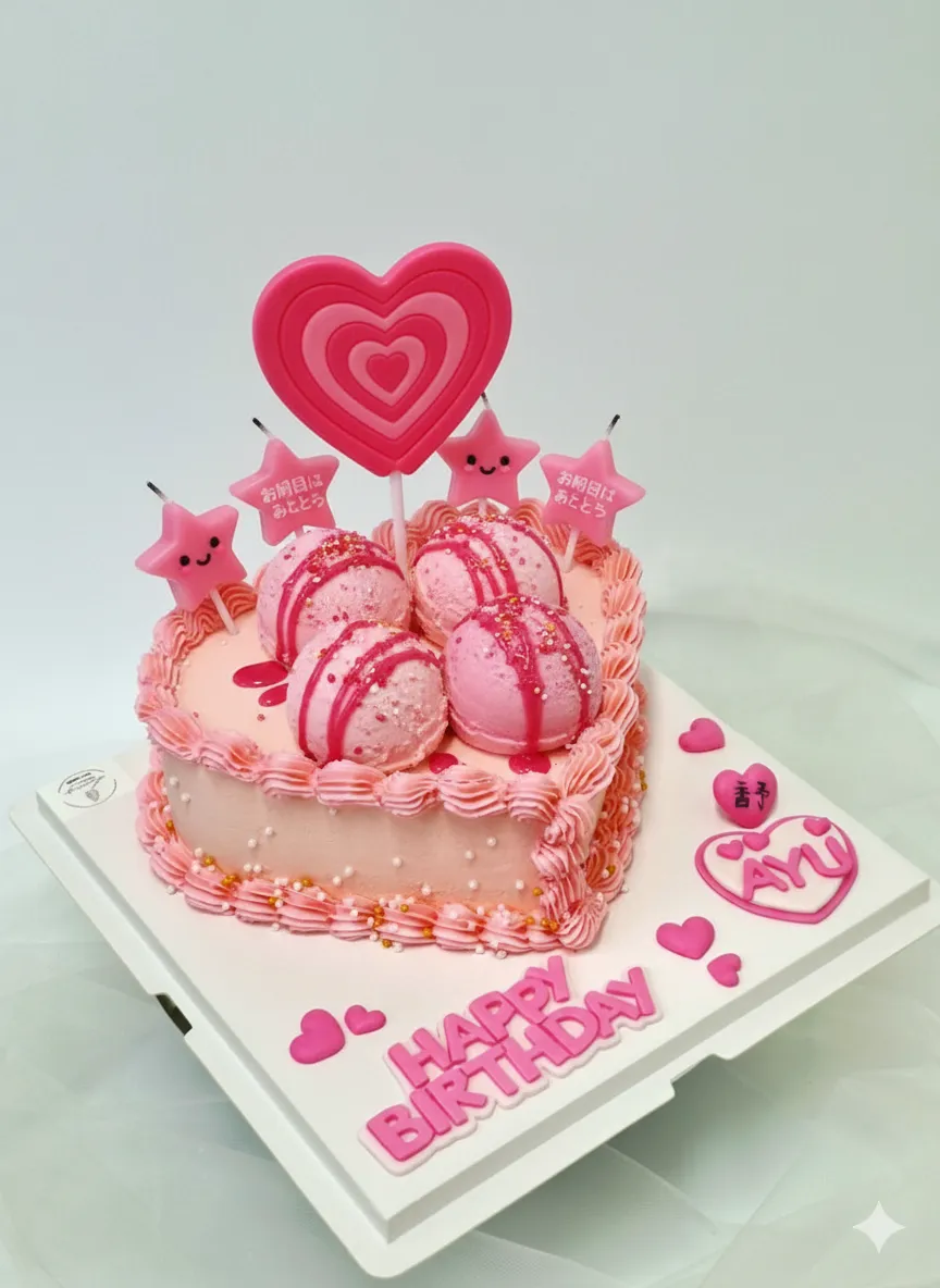 【少女心限定・粉紅夢幻蛋糕】|  台中鮮奶油蛋糕|台中奶油蛋糕
