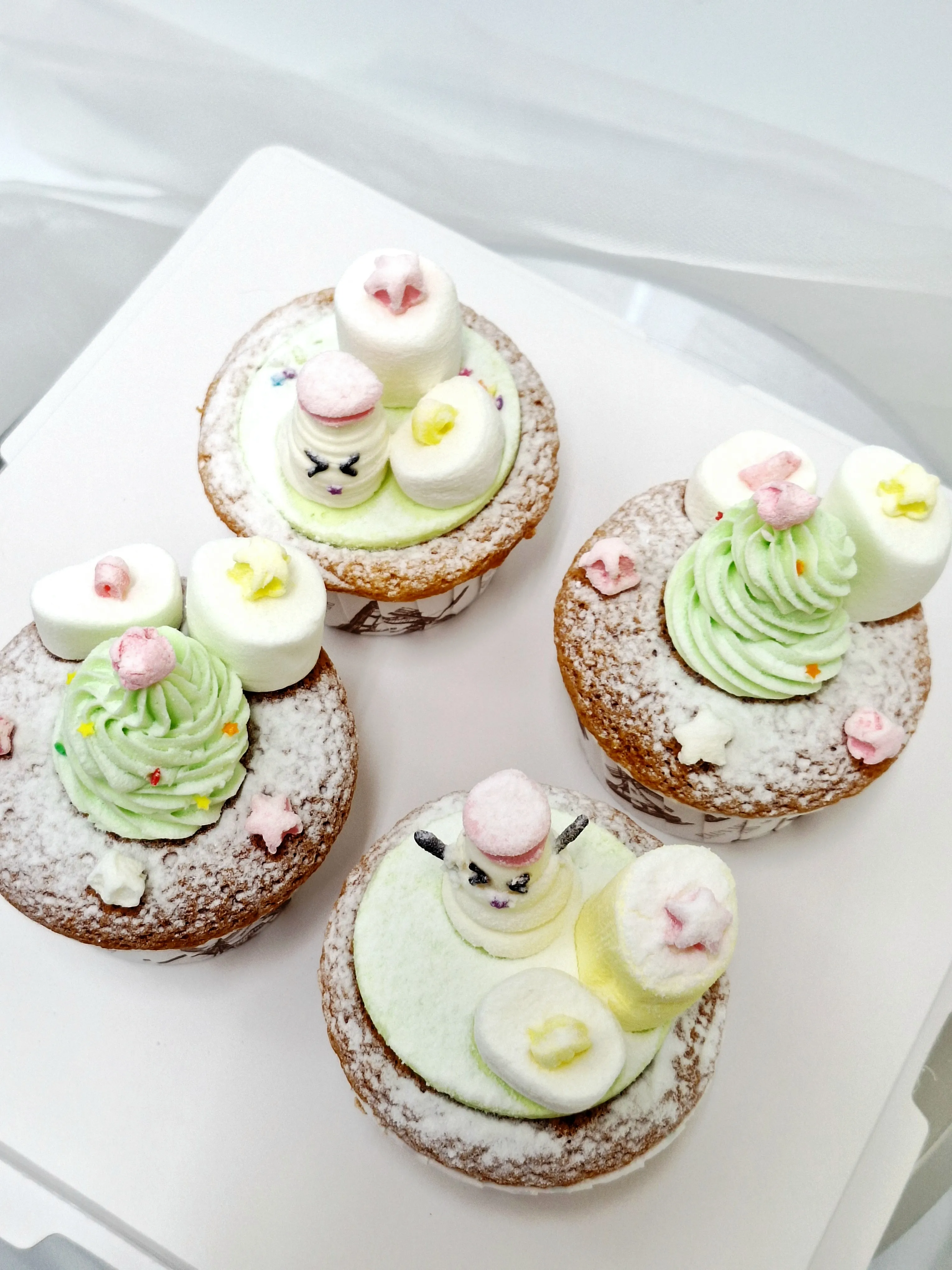 客製耶誕造型(大)杯子蛋糕