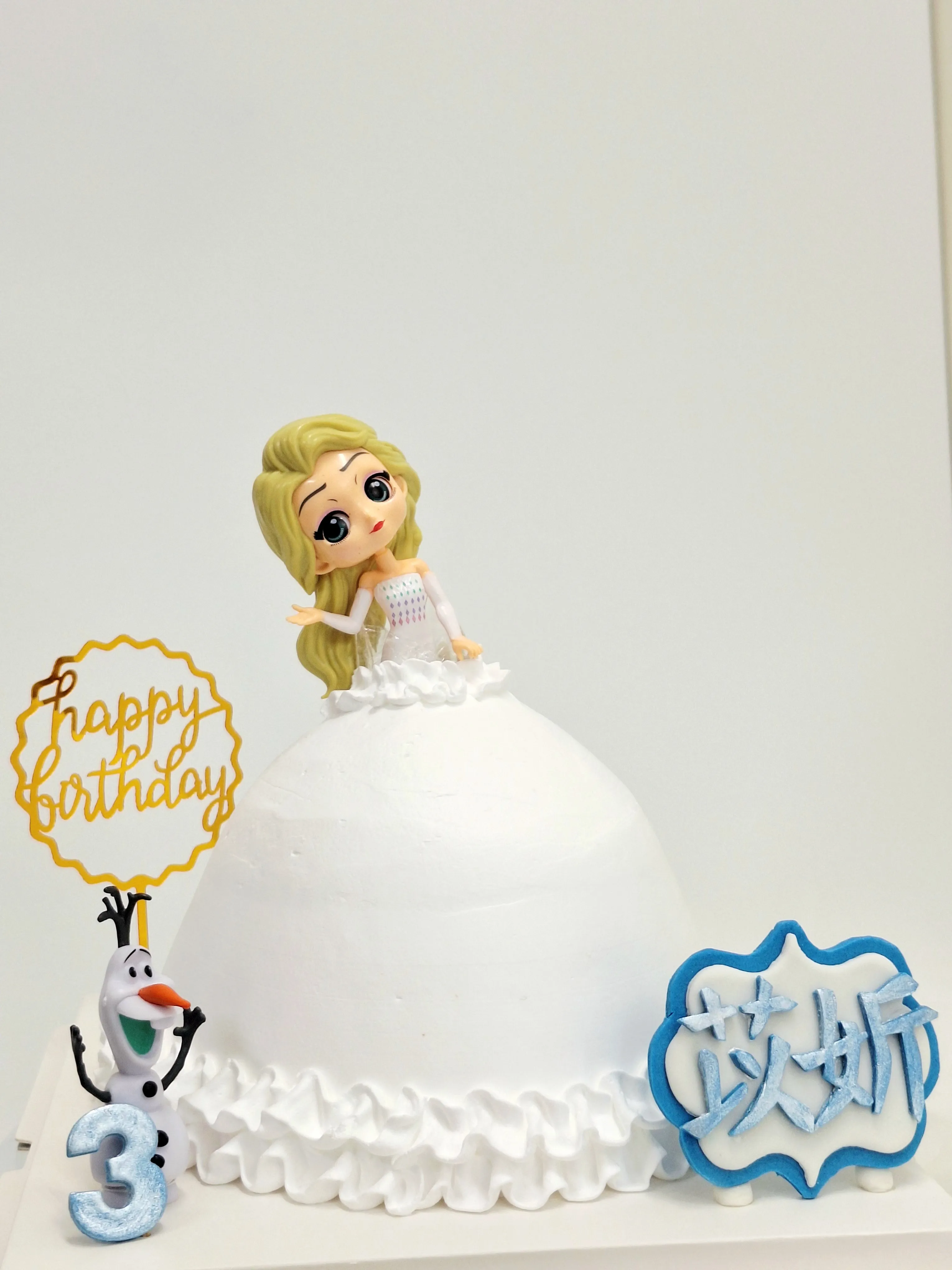 客製 冰雪奇緣造型蛋糕