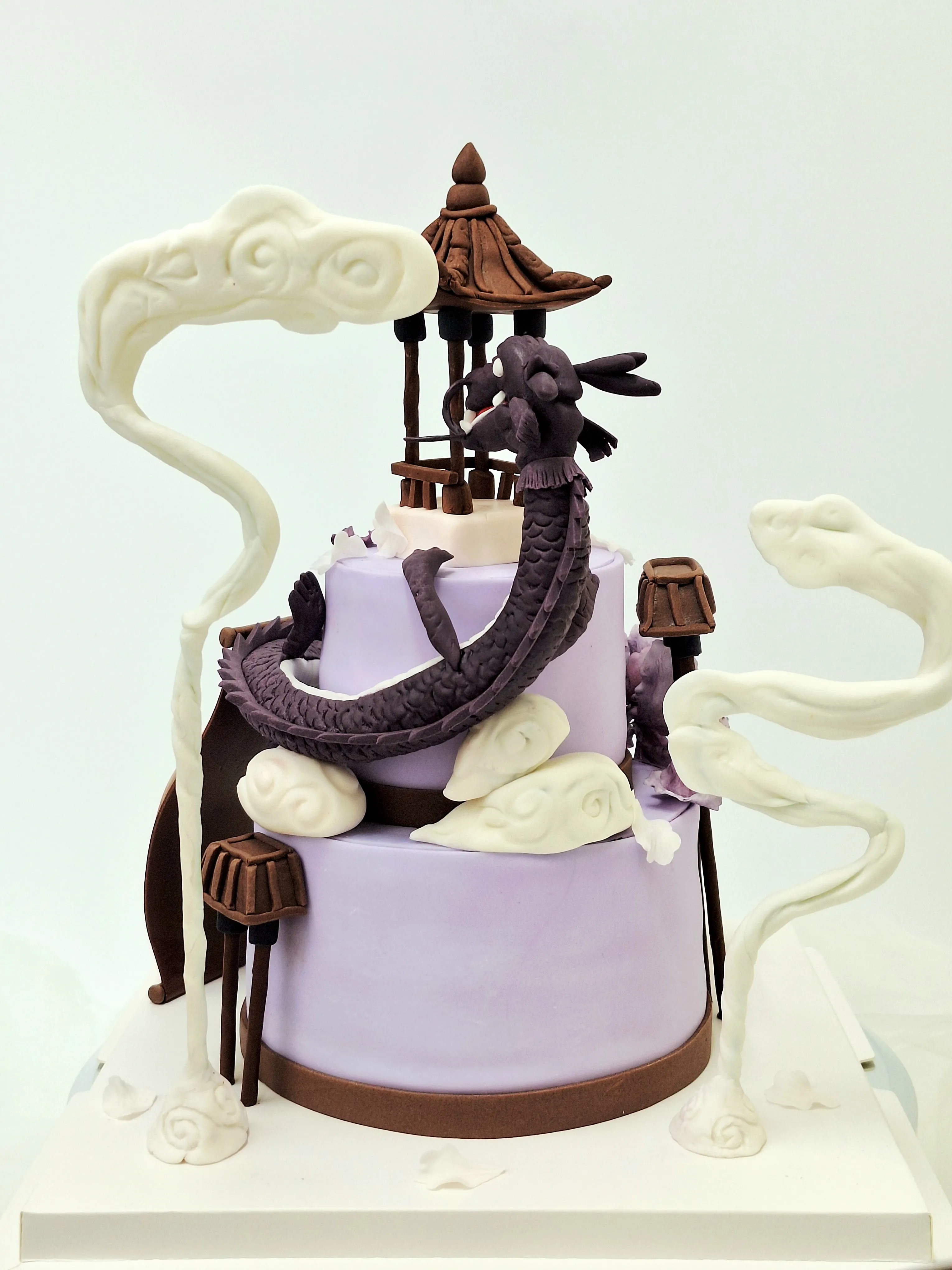 客製 中國風雙層造型蛋糕