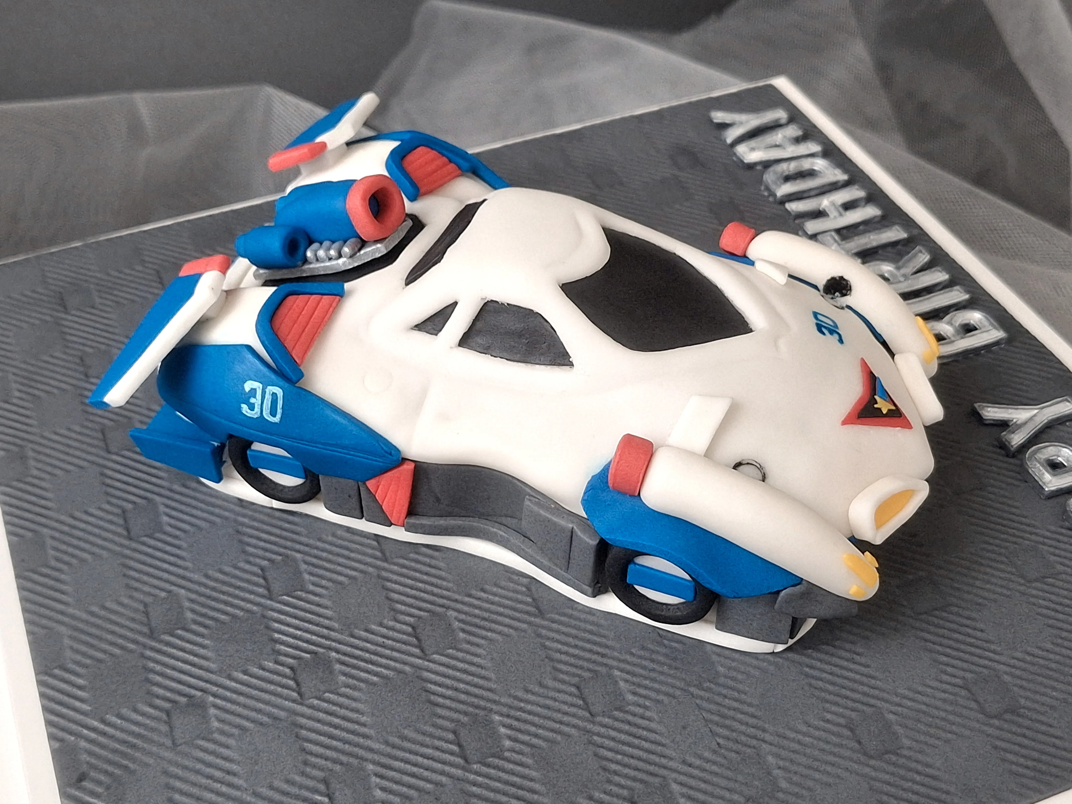 客製 TOMICA 霹靂閃電車 造型蛋糕