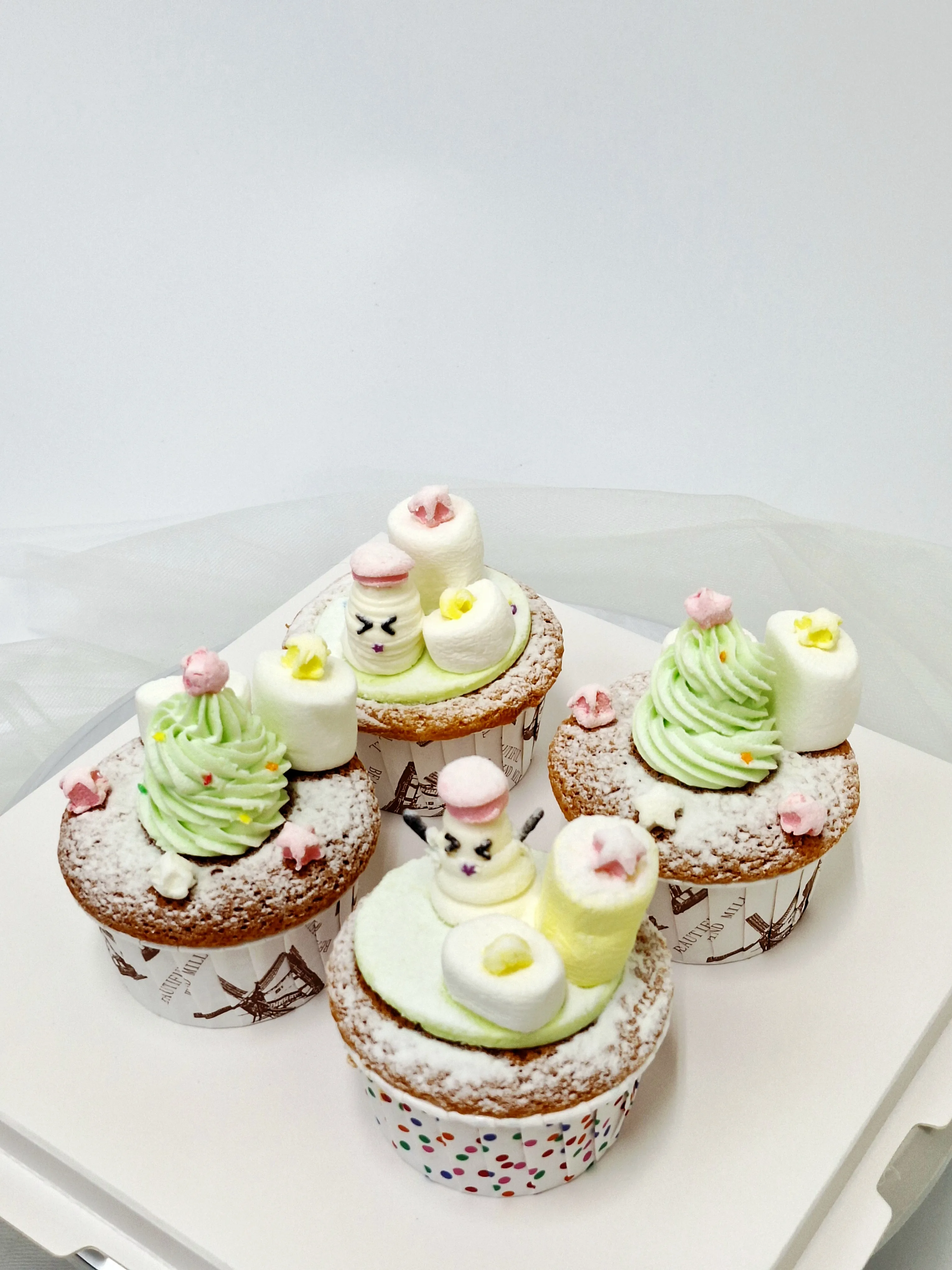 客製耶誕造型(大)杯子蛋糕