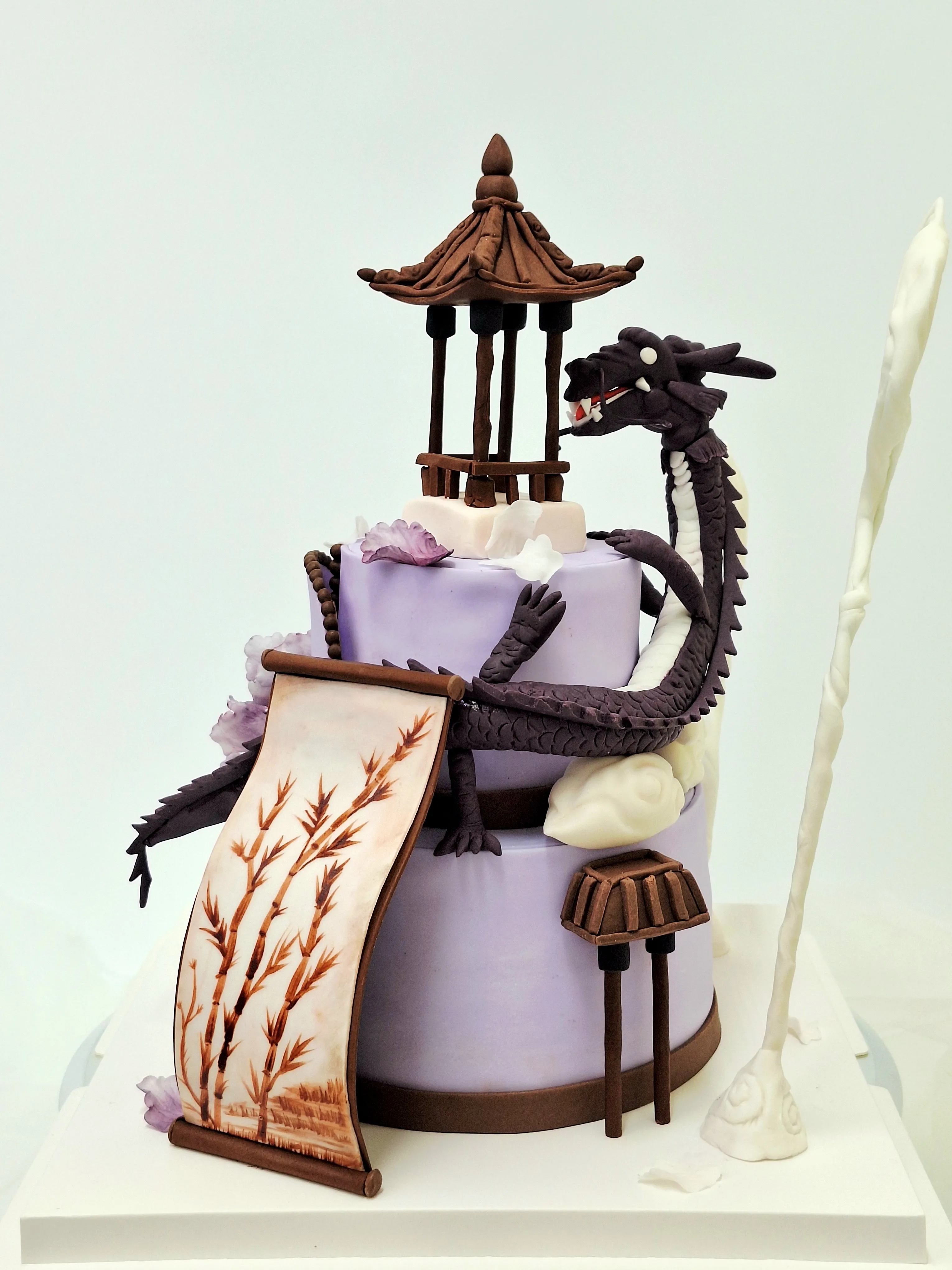 客製 中國風雙層造型蛋糕