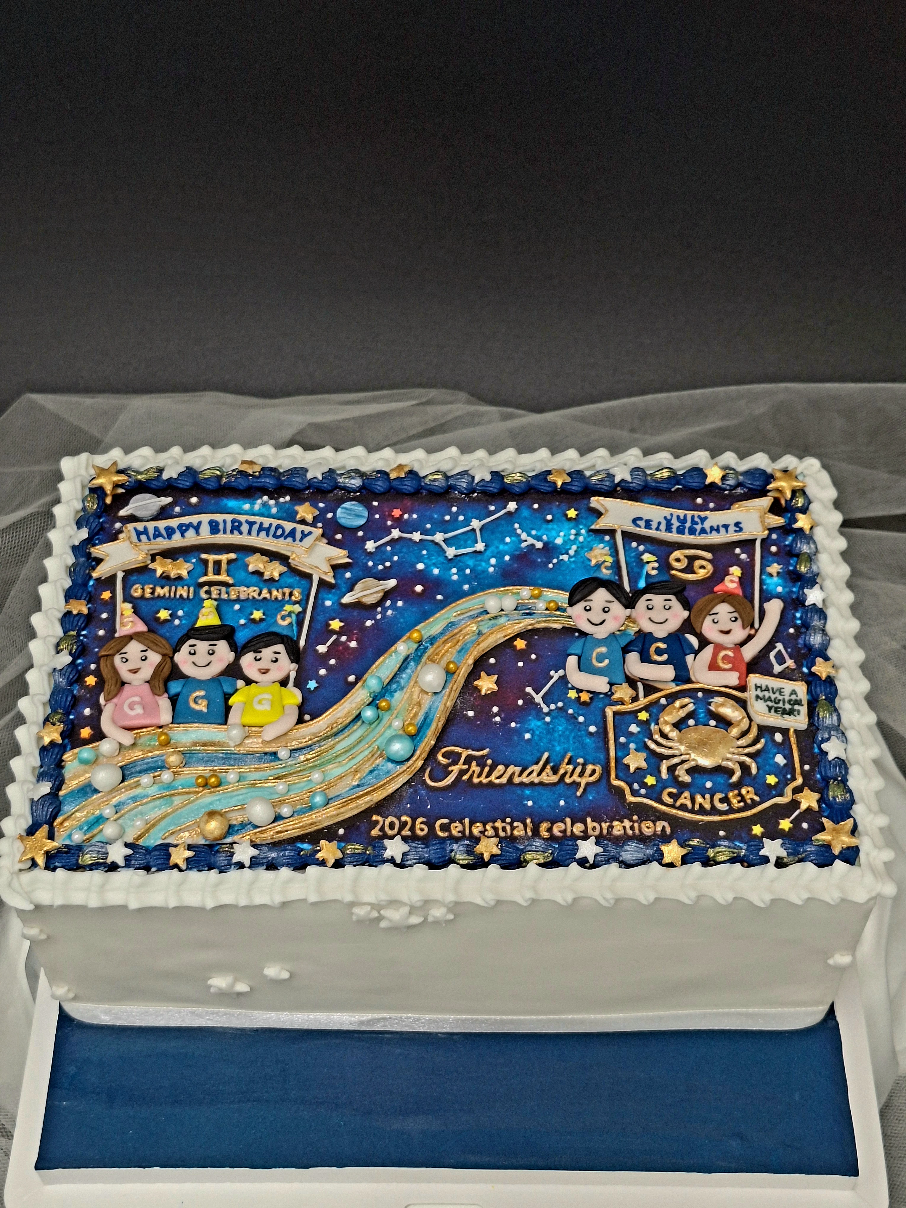 客製 星座浮雕造型蛋糕