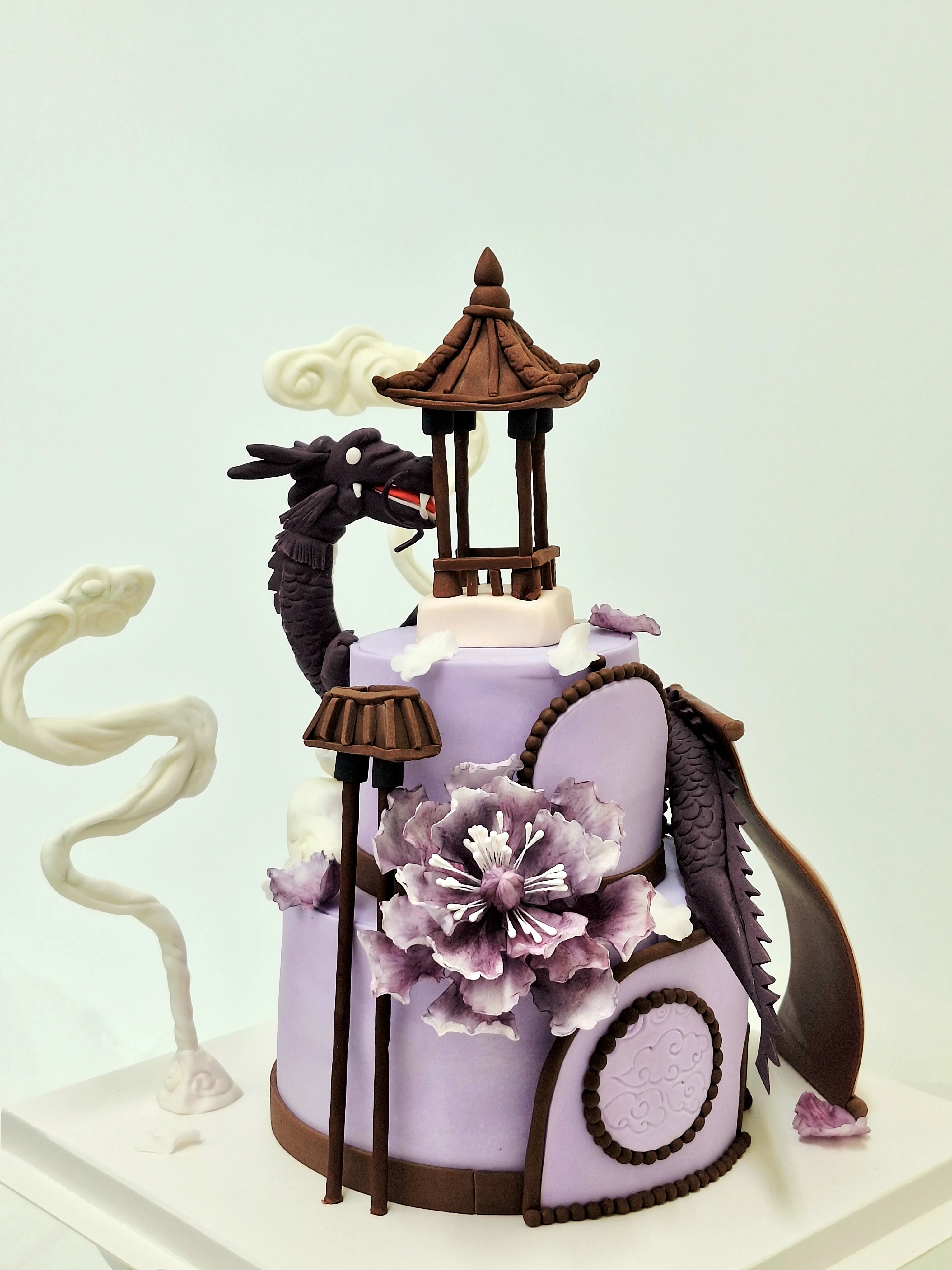 客製 中國風雙層造型蛋糕