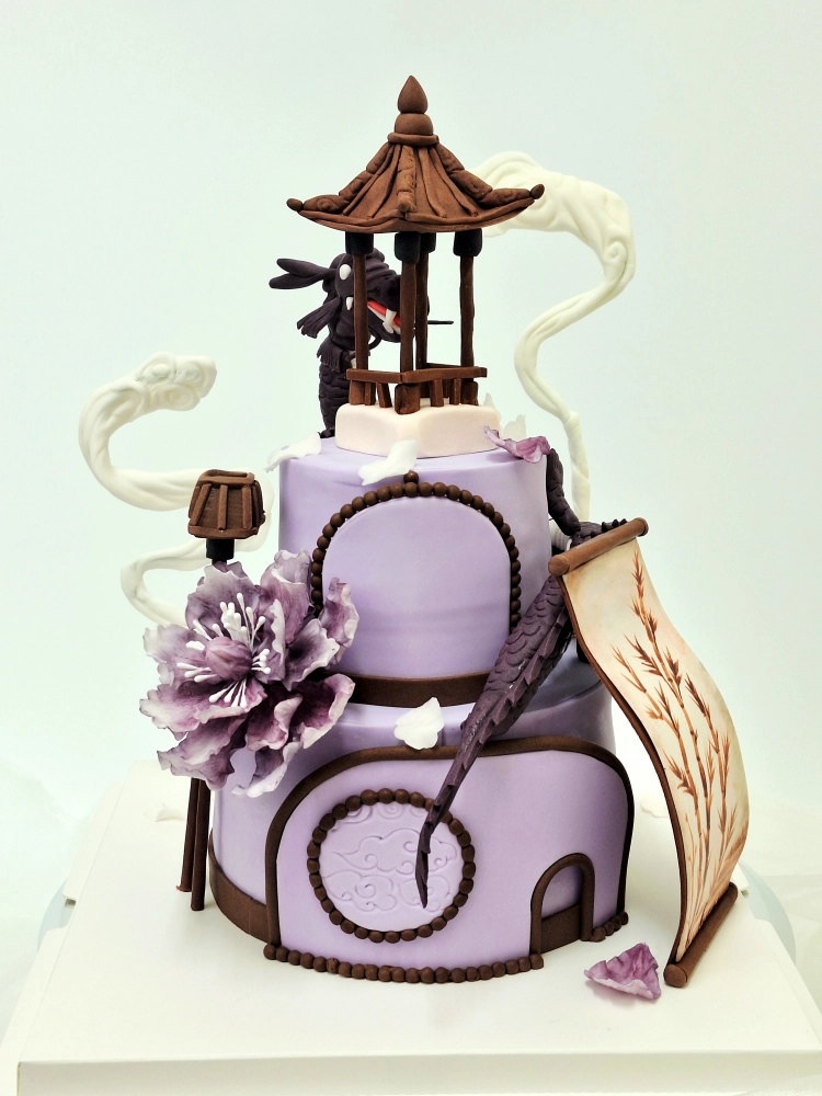 客製 中國風雙層造型