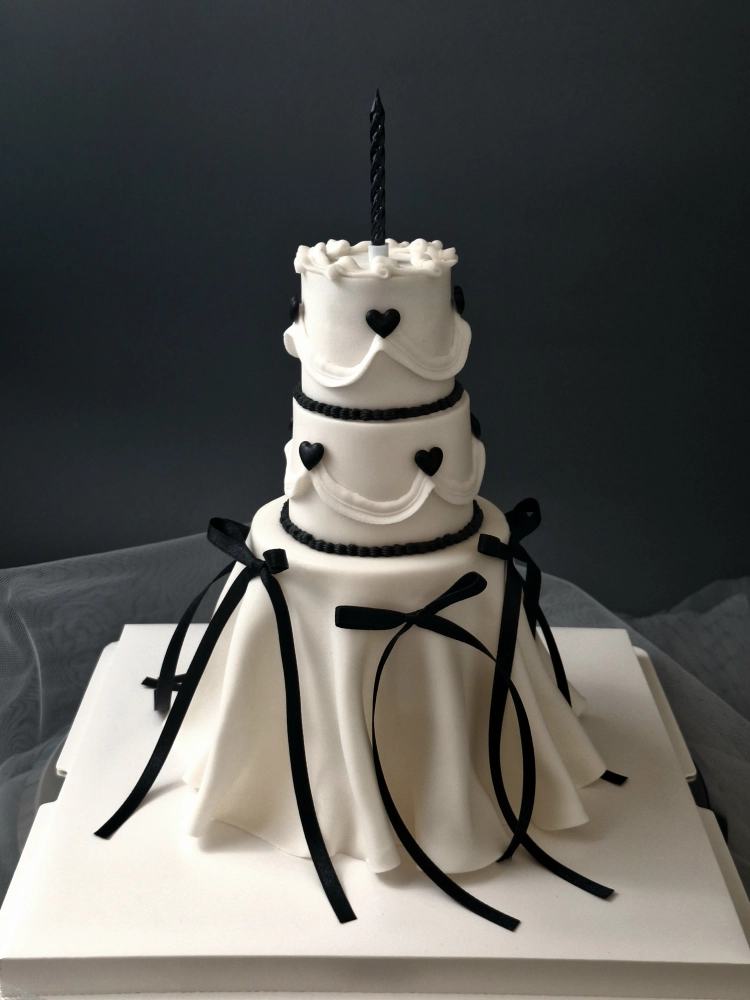 客製 浪漫黑白典雅造