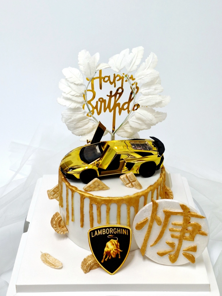客製 跑車造型蛋糕－