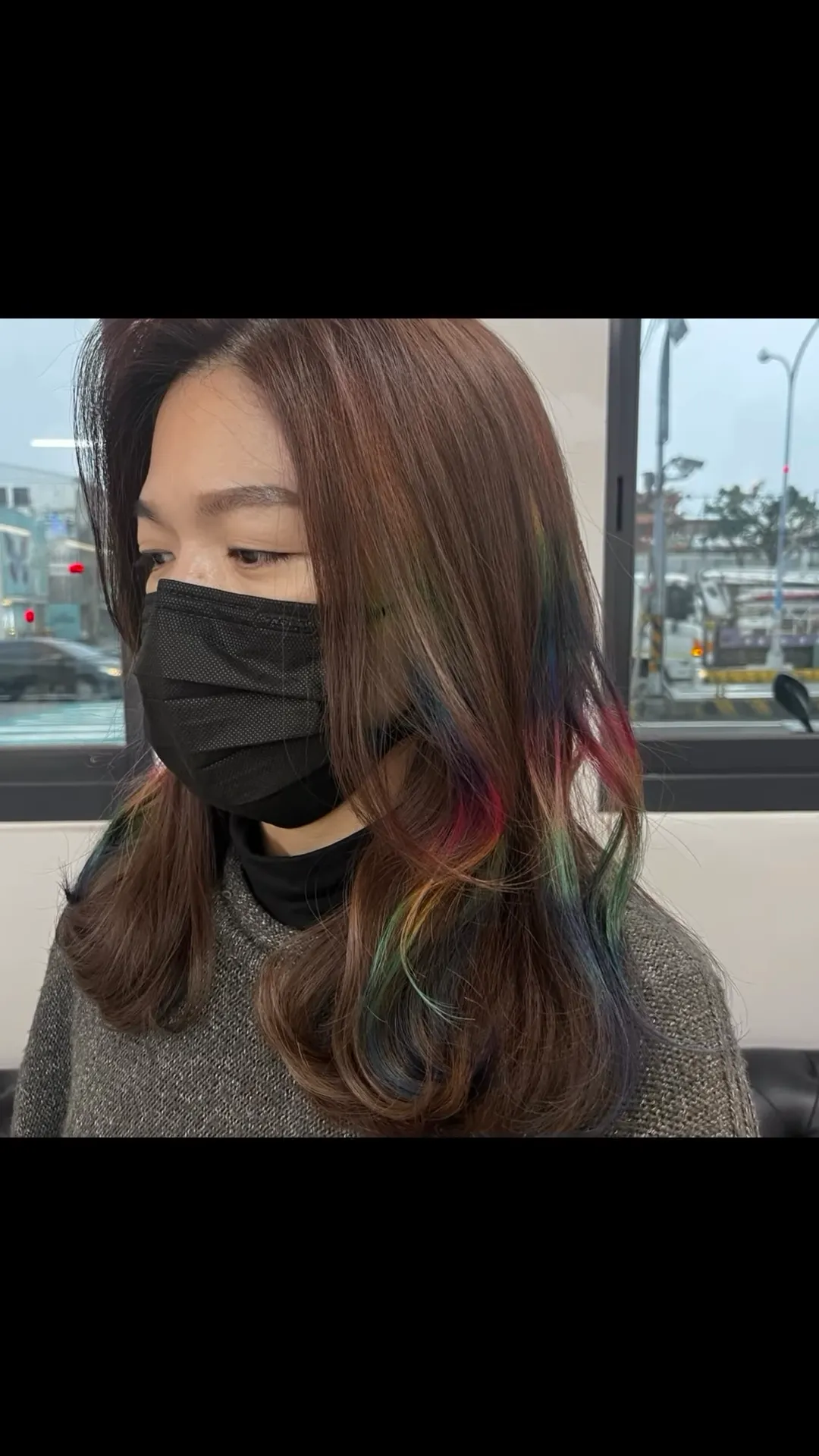 #樂活hair複合式salon #彩虹染｜台中彩虹染｜龍井彩虹染