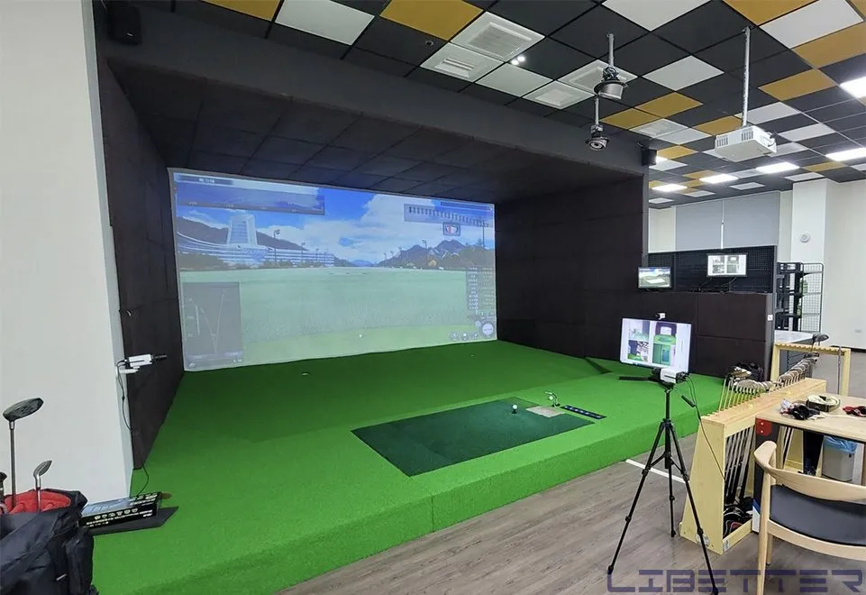 商用案列：工程投影機&影音高爾夫球室 專業規劃 一條龍服務~