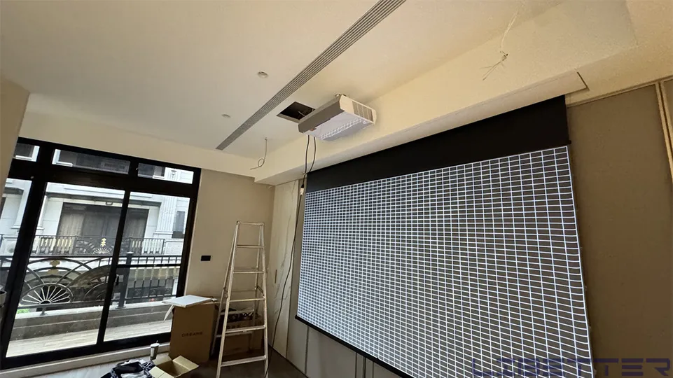 特殊案例：2台超短焦投影機吊掛分享 分別是 EPSON EH-LS800W 和 optoma D2+