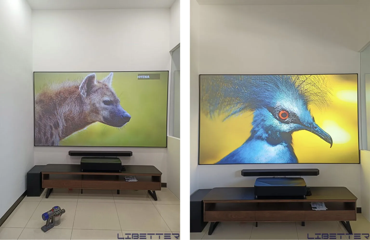 施工案例：安裝空間極限的抗光框幕 & EH-LS800B的極致搭配