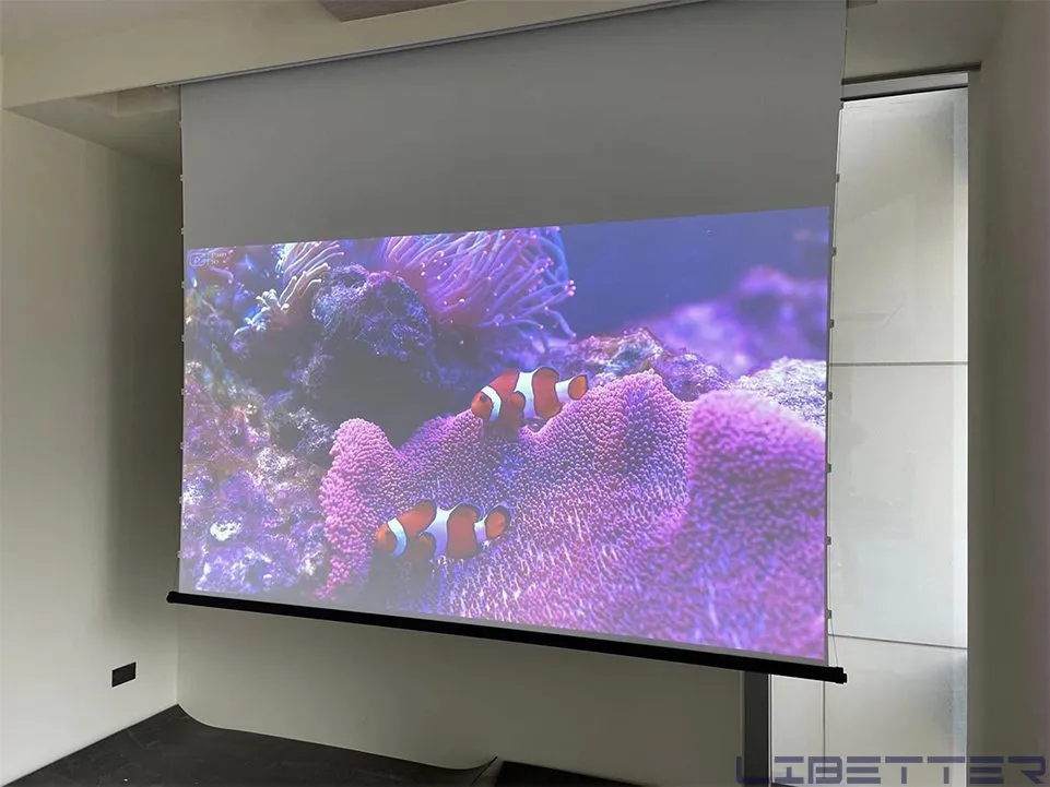 今日案例：EPSON EH-TW7000 搭配 100吋16:9張力拉線幕 完美呈現4K影像，安裝彈性大！