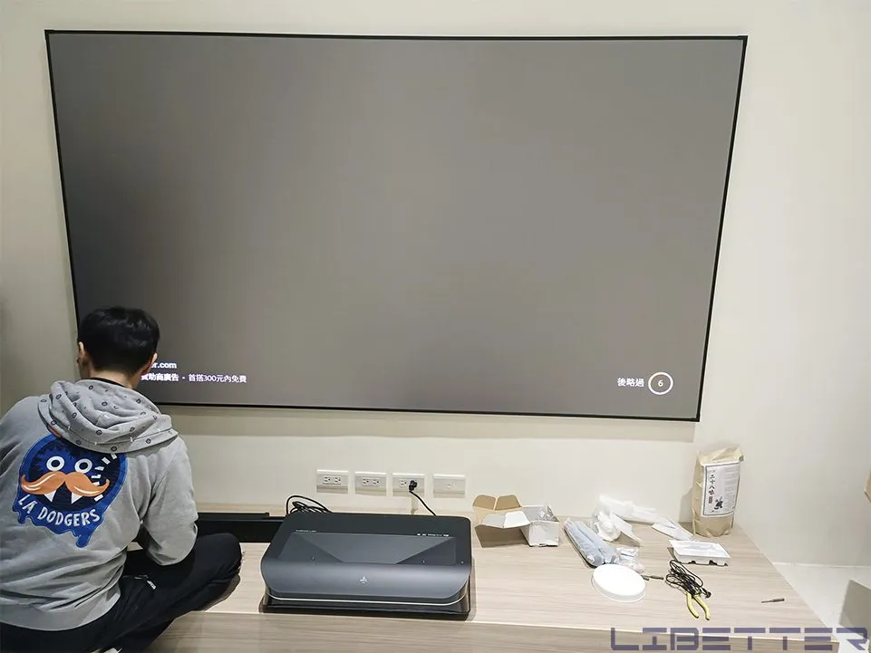 花蓮安裝：AWOL LTV-3000 Pro 高階旗艦4K+100吋菲涅抗光幕 品質保證 服務周到！