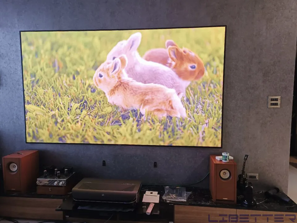 施工案例：AWOL LTV-3000 Pro 搭配 Grandview 最新100吋黑柵抗光幕 優惠價~歡迎各位咨詢