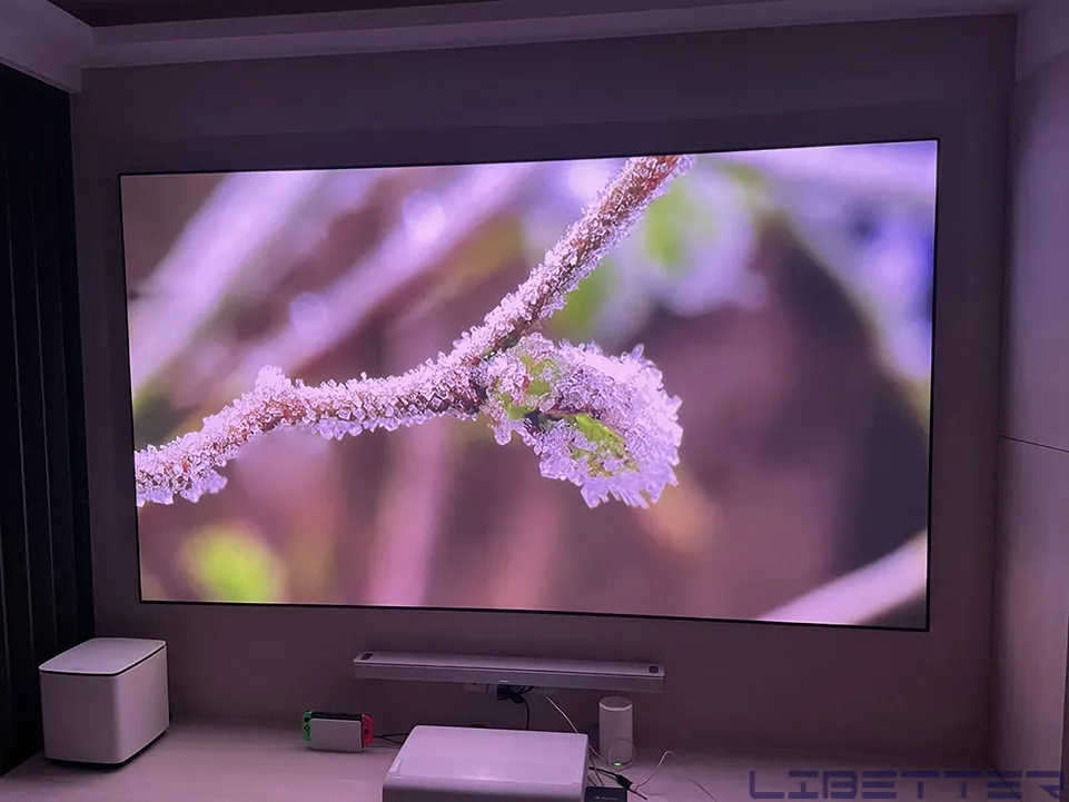 家庭劇院：三星 SP-LSP9TWAXZW & Bose ultra 聲霸系列+Bass Module 700 重低音 配120吋黑柵抗光幕 就是享受！